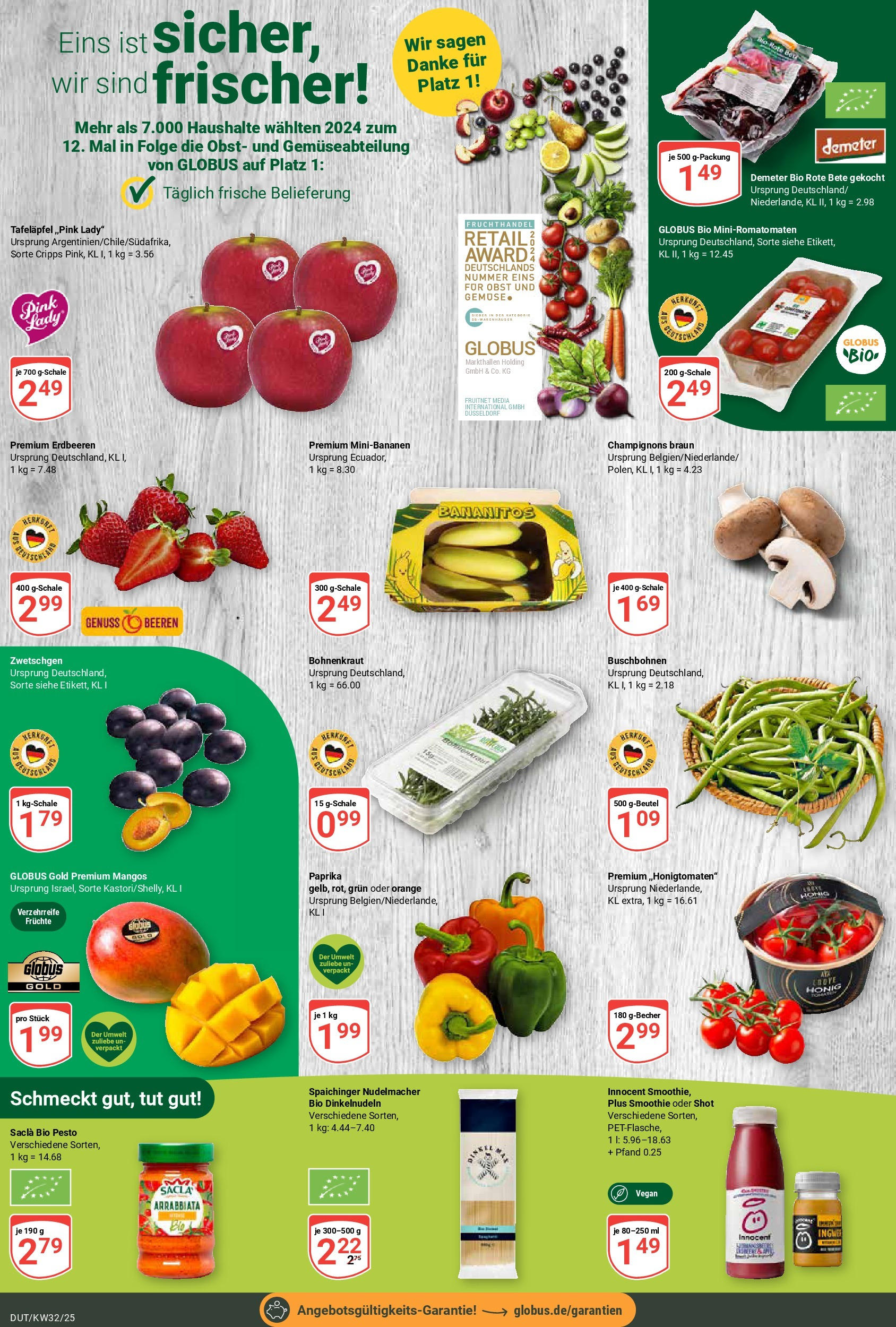 Globus prospekt Wetzlar-Dutenhofen (ab 03.08.2025) » Angebote ab Montag | Seite: 7 | Produkte: Zwetschgen, Champignons, Paprika, Obst Globus prospekt Wetzlar-Dutenhofen (ab 03.08.2025) » Angebote online | Seite: 7 | Produkte: Zwetschgen, Champignons, Paprika, Obst