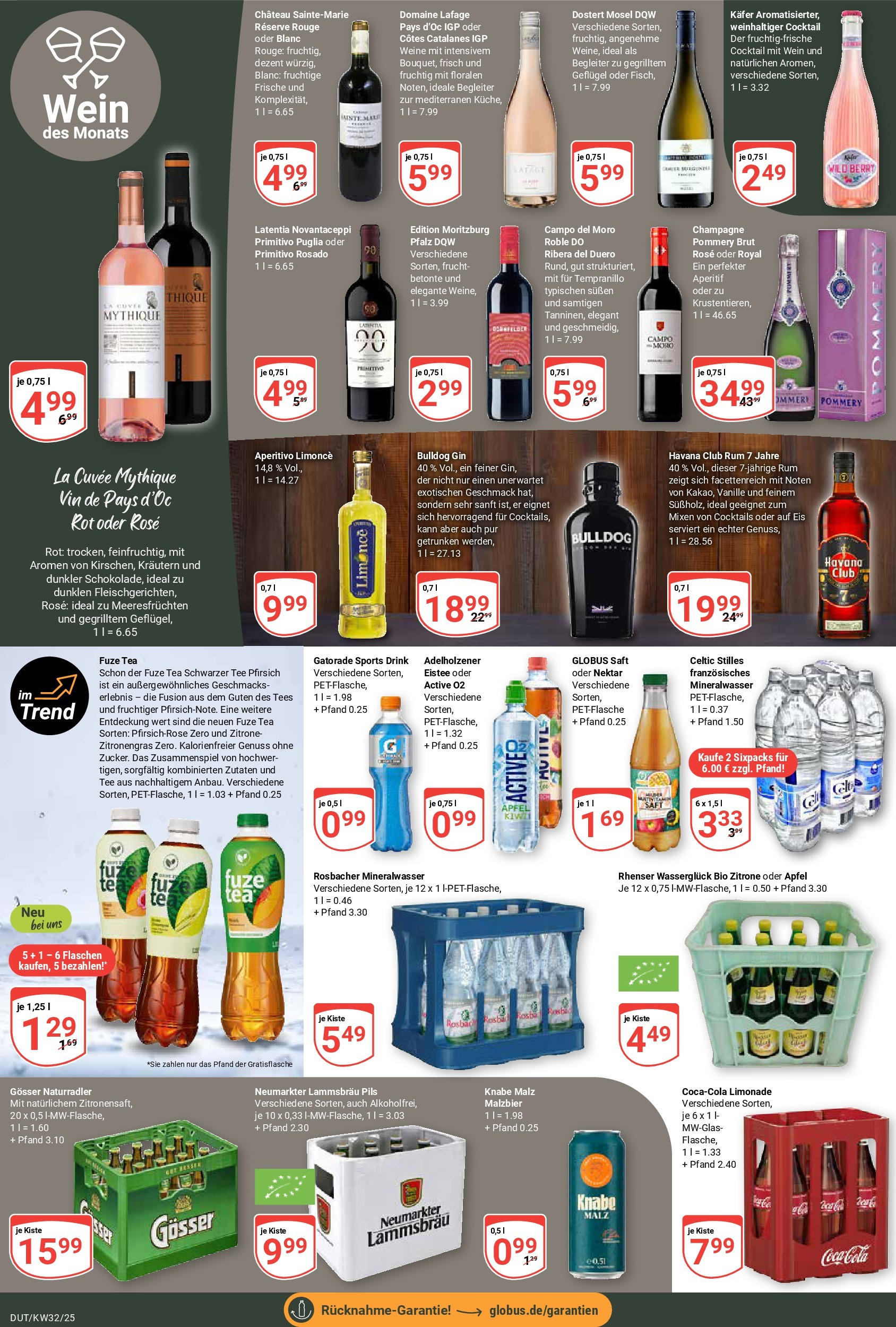Globus prospekt Wetzlar-Dutenhofen (ab 03.08.2025) » Angebote ab Montag | Seite: 18 | Produkte: Cola, Pils, Gin, Eis Globus prospekt Wetzlar-Dutenhofen (ab 03.08.2025) » Angebote online | Seite: 18 | Produkte: Cola, Pils, Gin, Eis