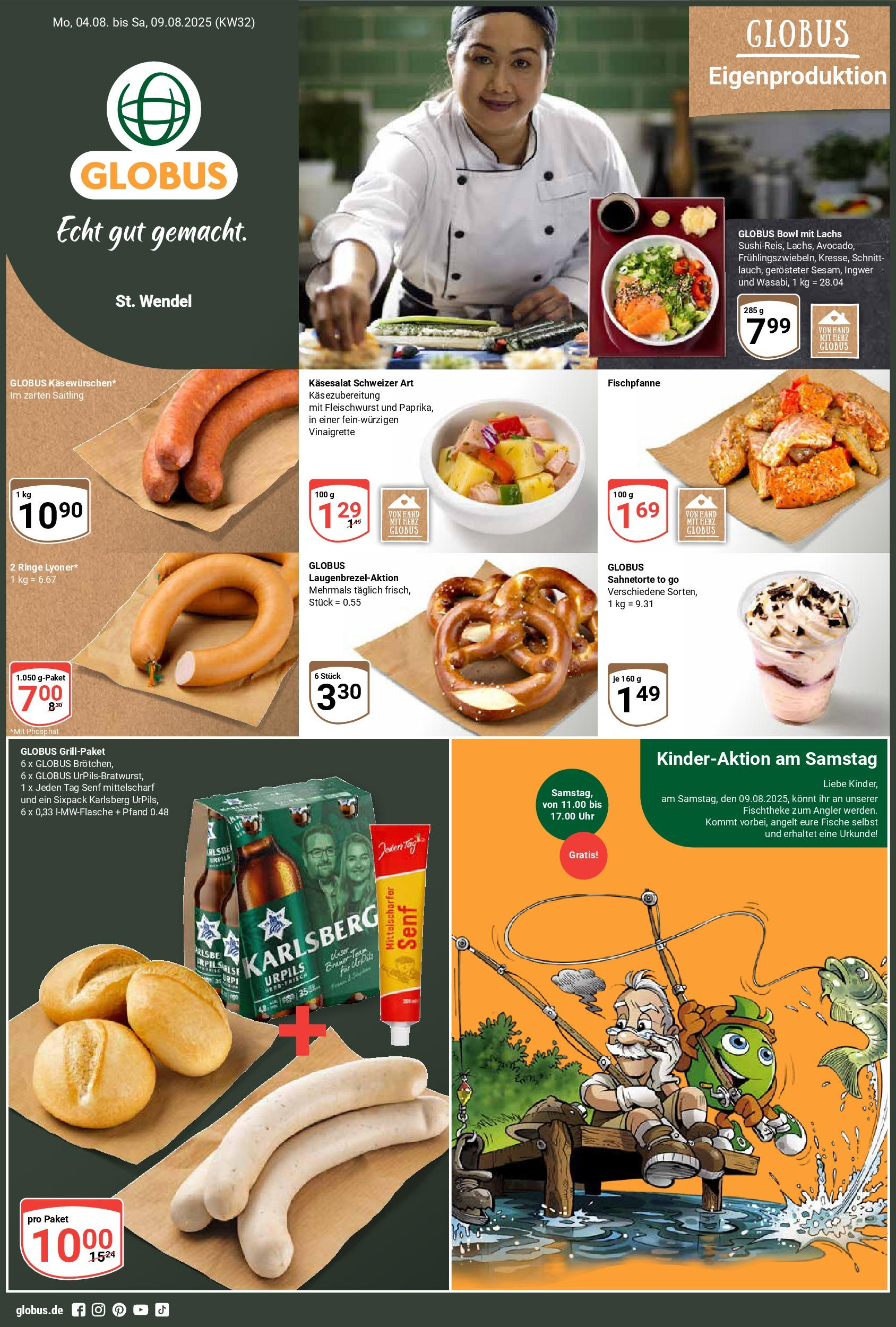 Globus Prospekt ab Montag 03.08.2025 > Prospekt St. Wendel	