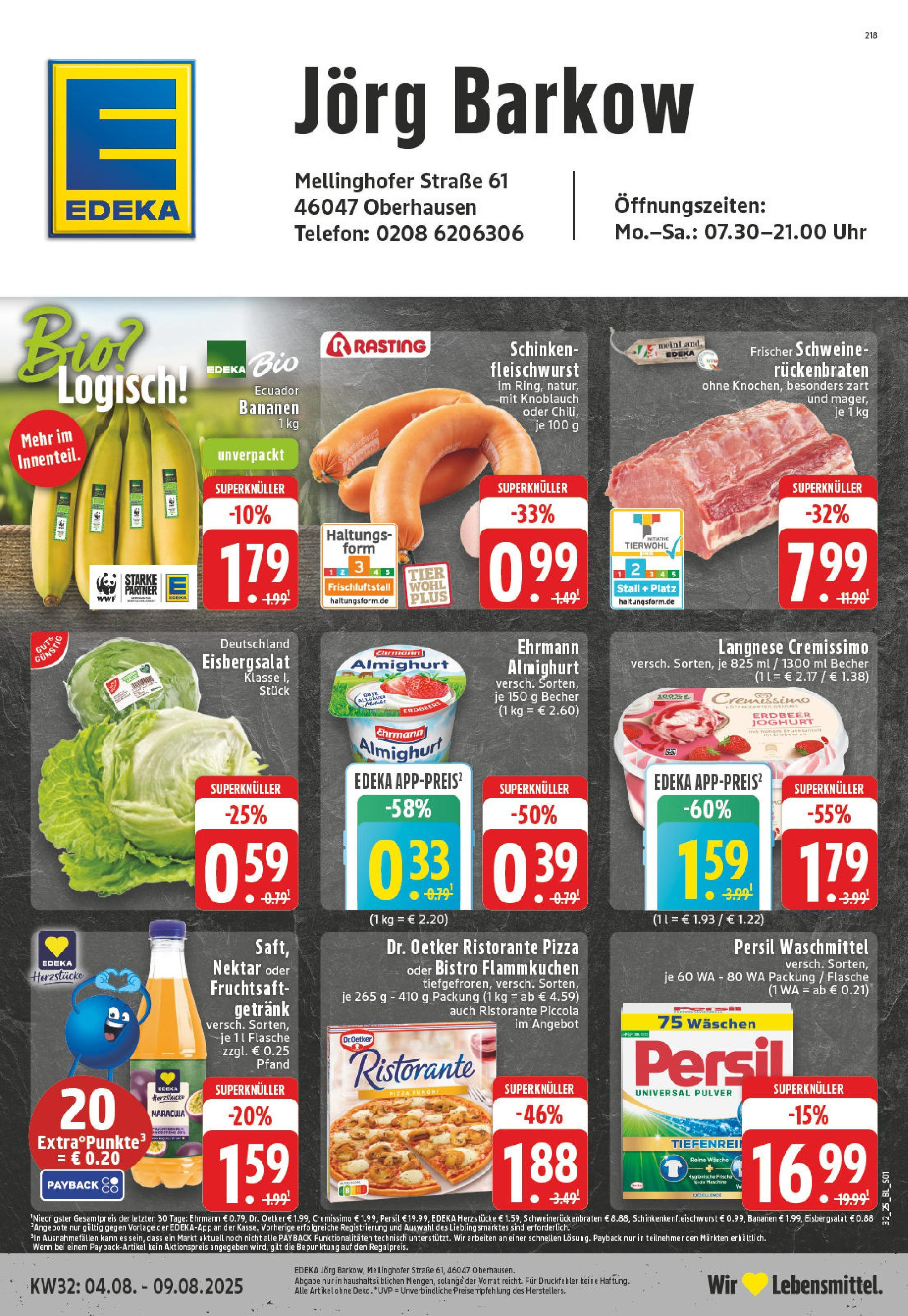 Edeka prospekt Oberhausen (ab 03.08.2025) » Angebote Online | Seite: 1 Edeka prospekt Oberhausen (ab 03.08.2025) » Angebote Online | Seite: 1