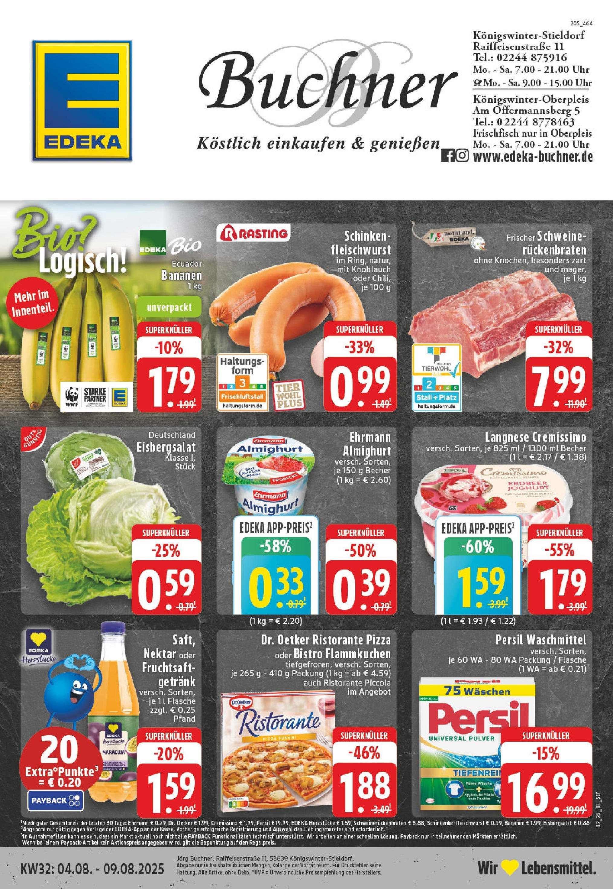 Edeka prospekt Königswinter - Oberpleis (ab 03.08.2025) » Angebote Online | Seite: 1 Edeka prospekt Königswinter - Oberpleis (ab 03.08.2025) » Angebote Online | Seite: 1