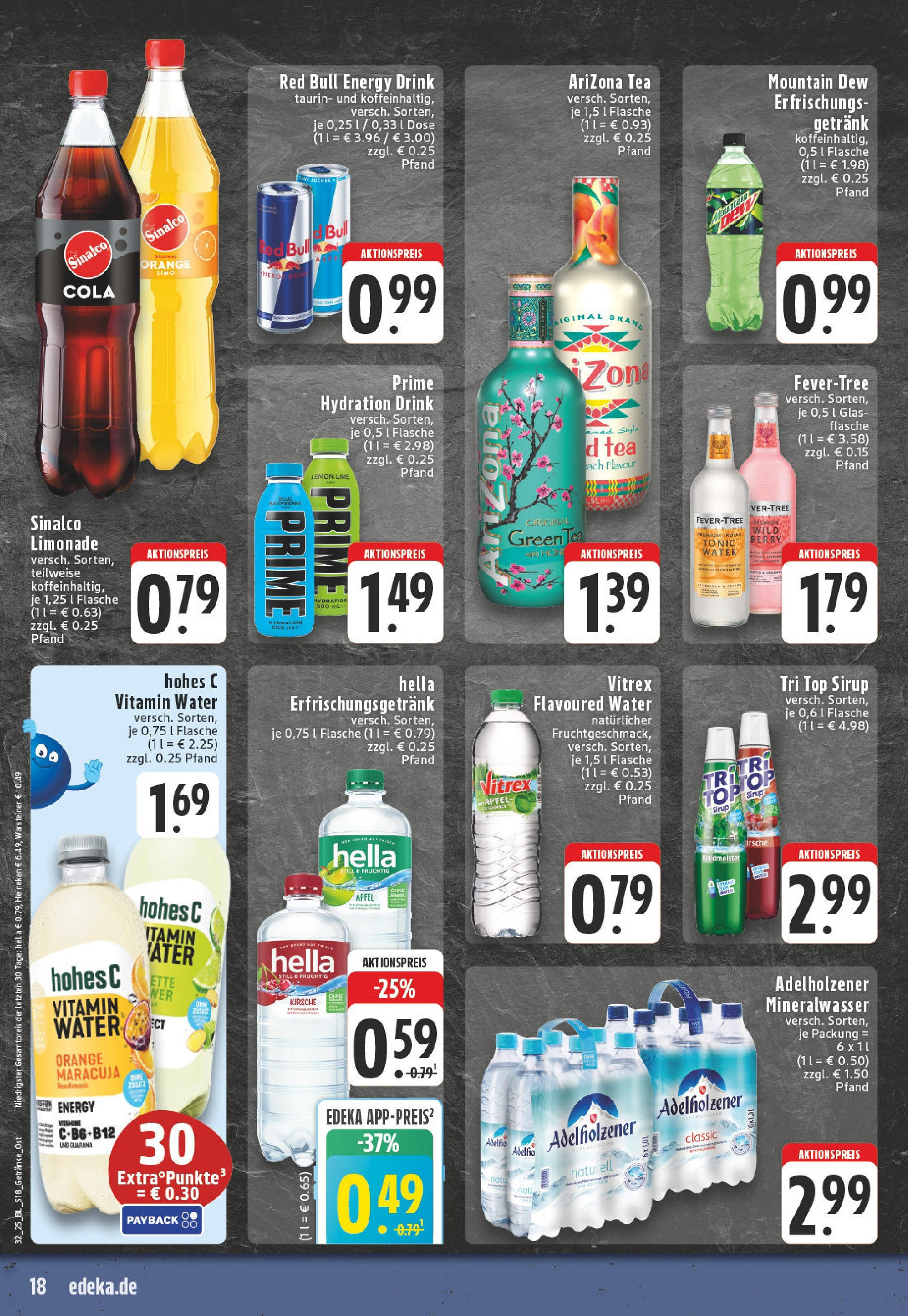 Edeka prospekt Marienmuenster-Voerden (ab 03.08.2025) » Angebote Online | Seite: 18 | Produkte: Top, Red bull, Energy, Hella Edeka prospekt Marienmuenster-Voerden (ab 03.08.2025) » Angebote Online | Seite: 18 | Produkte: Top, Red bull, Energy, Hella