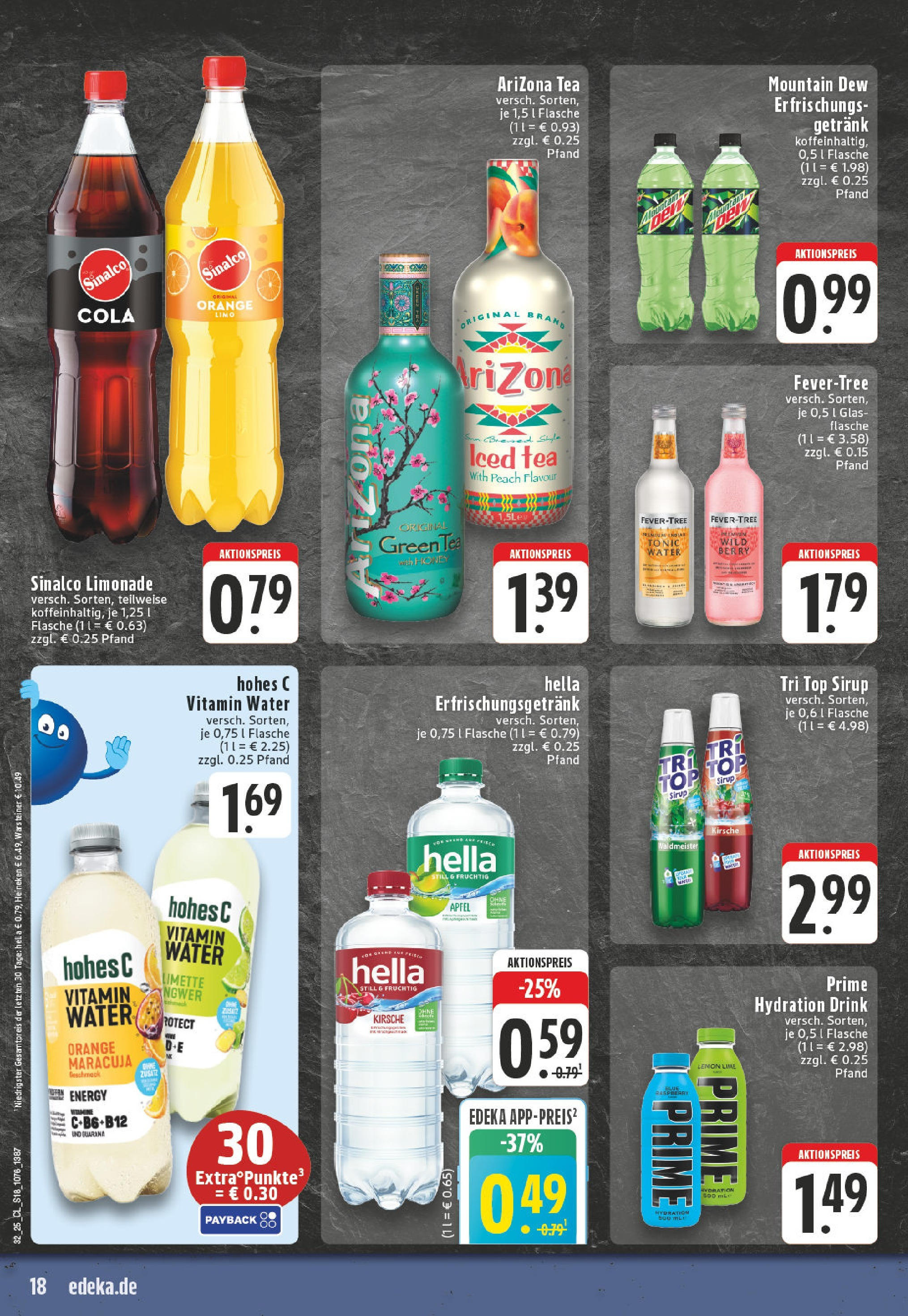 Edeka prospekt Herne-Sodingen (ab 03.08.2025) » Angebote Online | Seite: 18 | Produkte: Sinalco, Sirup, Hella, Hohes c Edeka prospekt Herne-Sodingen (ab 03.08.2025) » Angebote Online | Seite: 18 | Produkte: Sinalco, Sirup, Hella, Hohes c