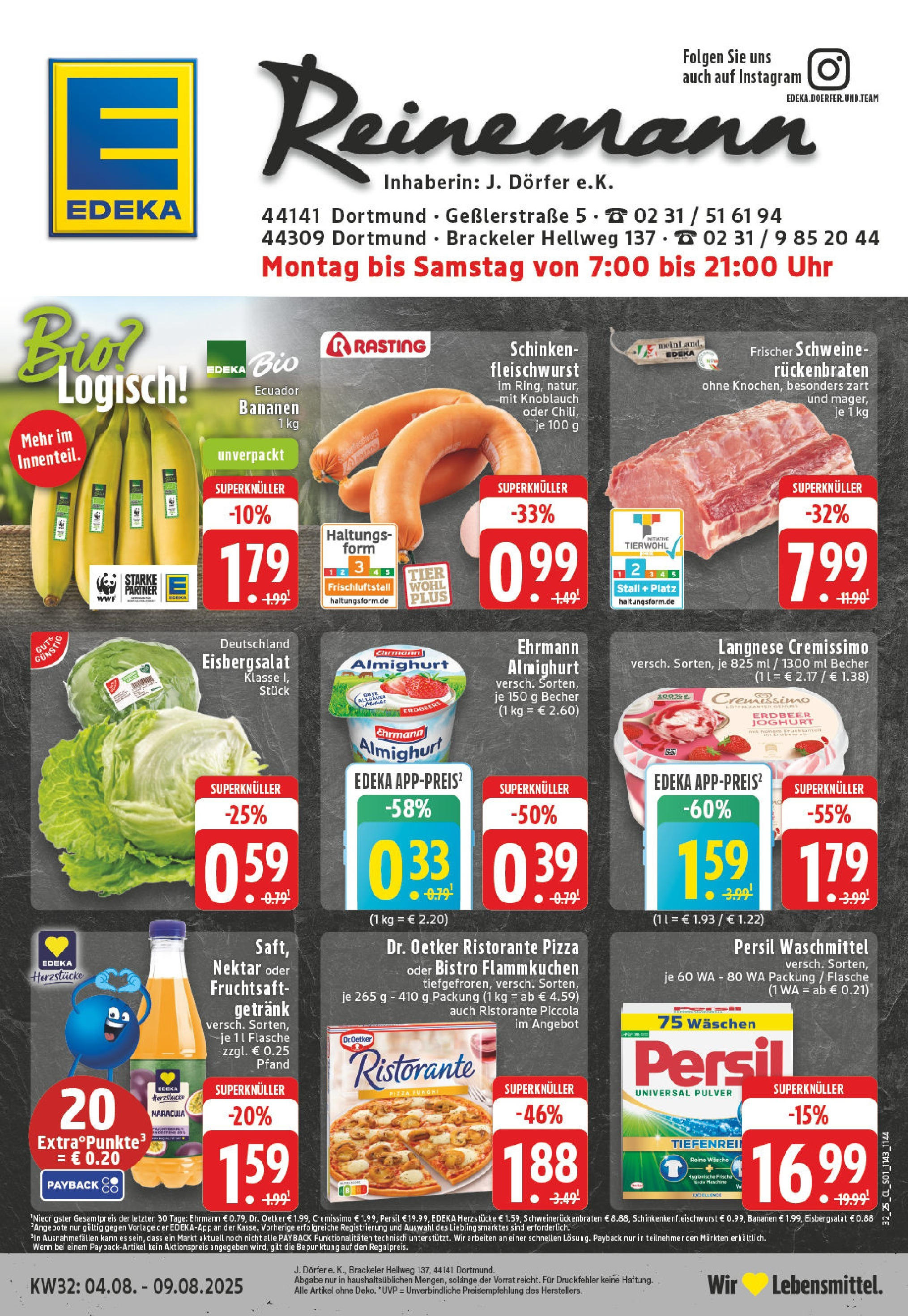 Edeka prospekt Dortmund-Brackel (ab 03.08.2025) » Angebote Online | Seite: 1 Edeka prospekt Dortmund-Brackel (ab 03.08.2025) » Angebote Online | Seite: 1