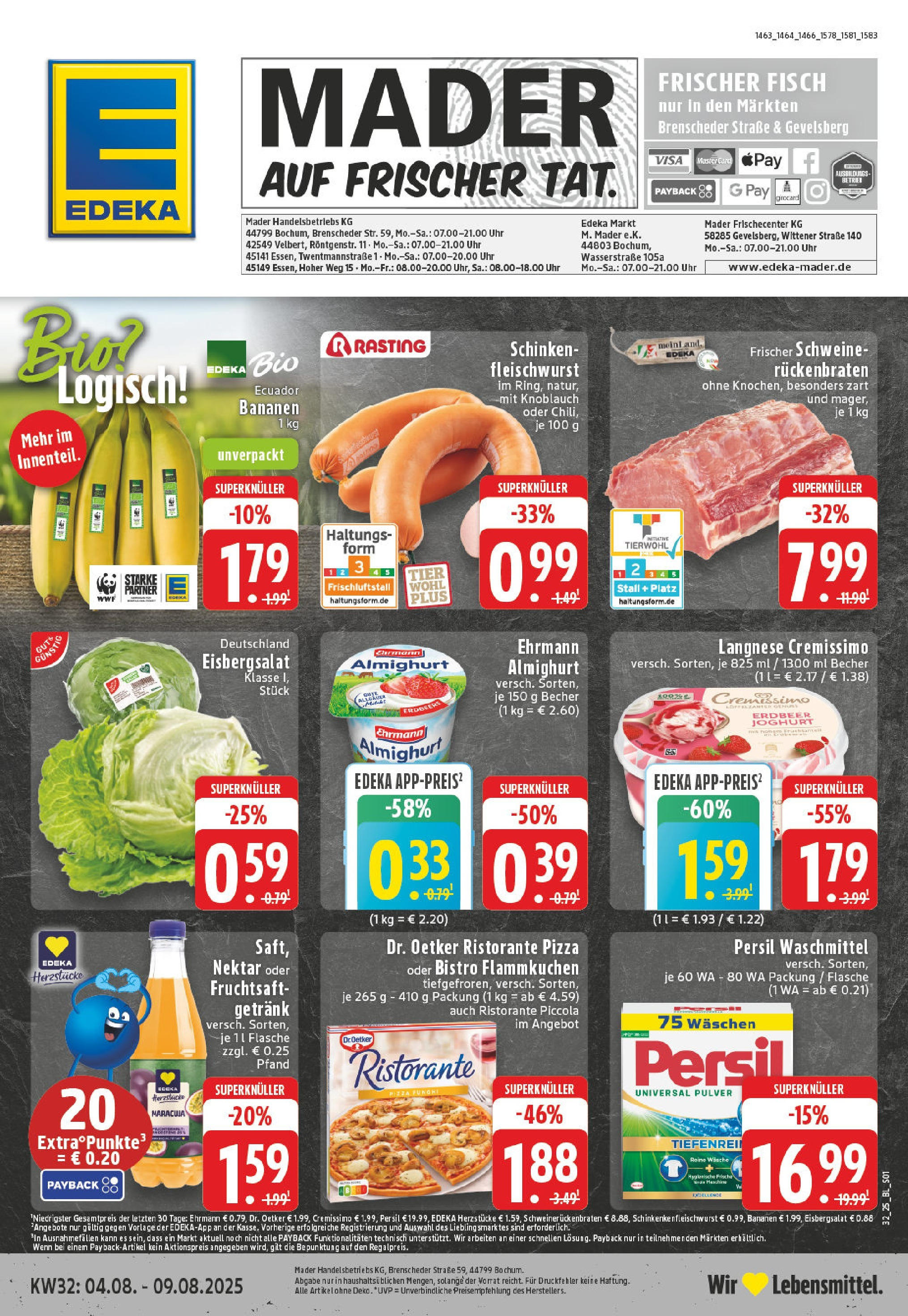 Edeka prospekt Bochum (ab 03.08.2025) » Angebote Online | Seite: 1 Edeka prospekt Bochum (ab 03.08.2025) » Angebote Online | Seite: 1