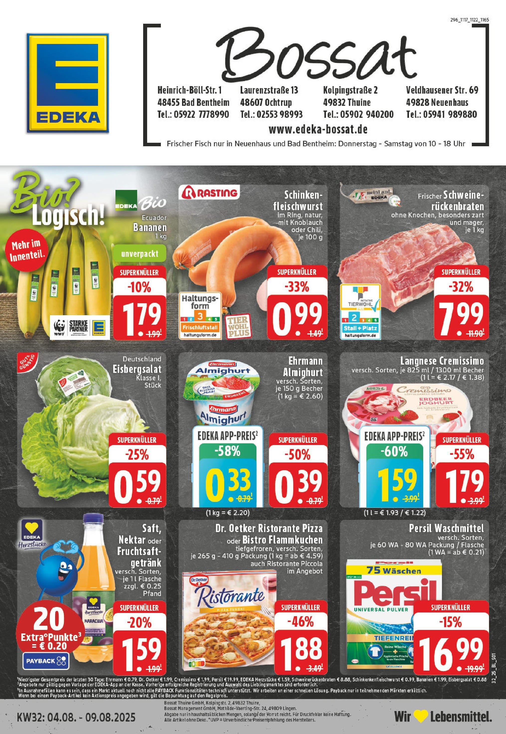 EDEKA Prospekt ab 03.08.2025 - Prospekt Thuine Online