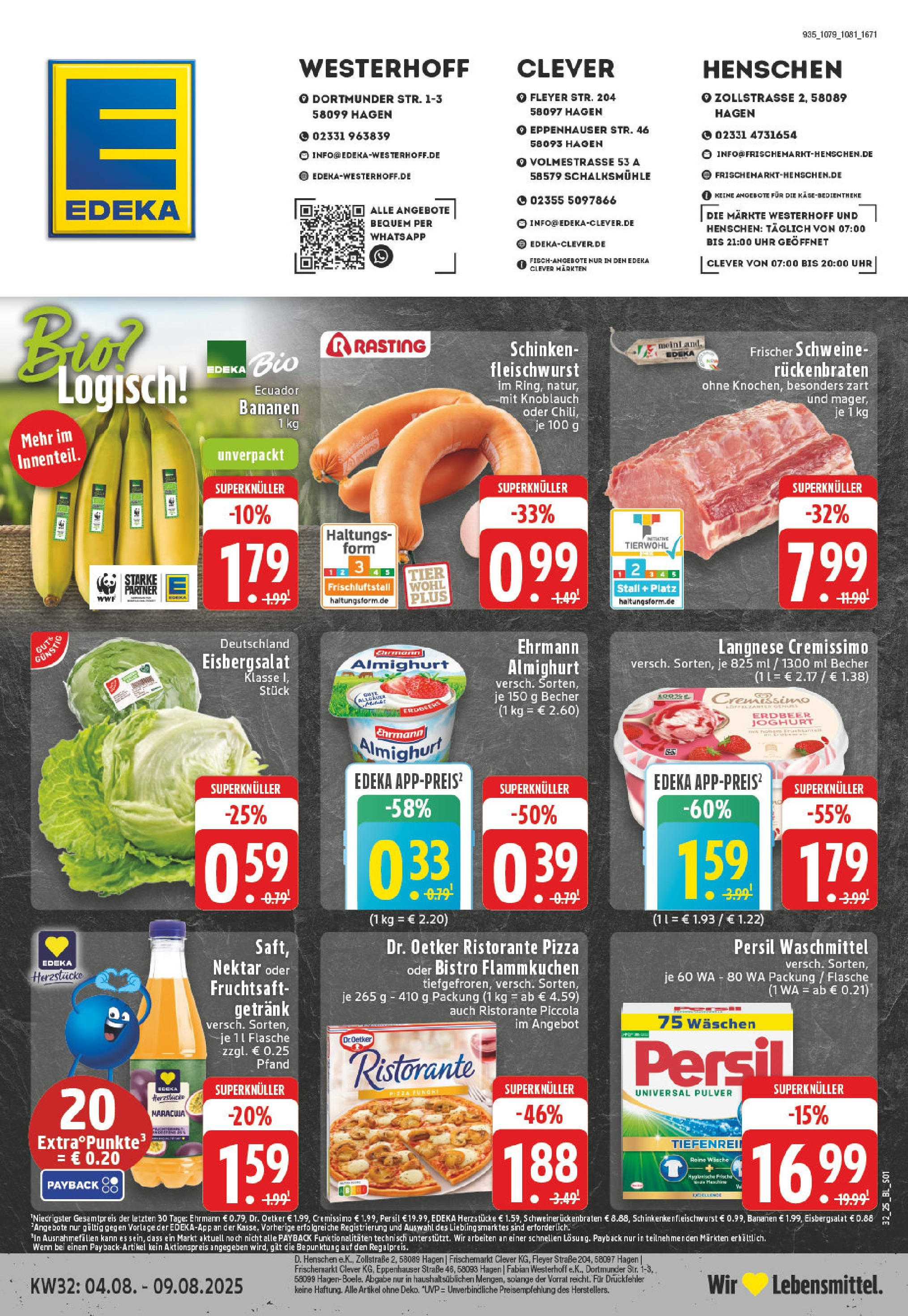 Edeka prospekt Hagen (ab 03.08.2025) » Angebote Online | Seite: 1 Edeka prospekt Hagen (ab 03.08.2025) » Angebote Online | Seite: 1