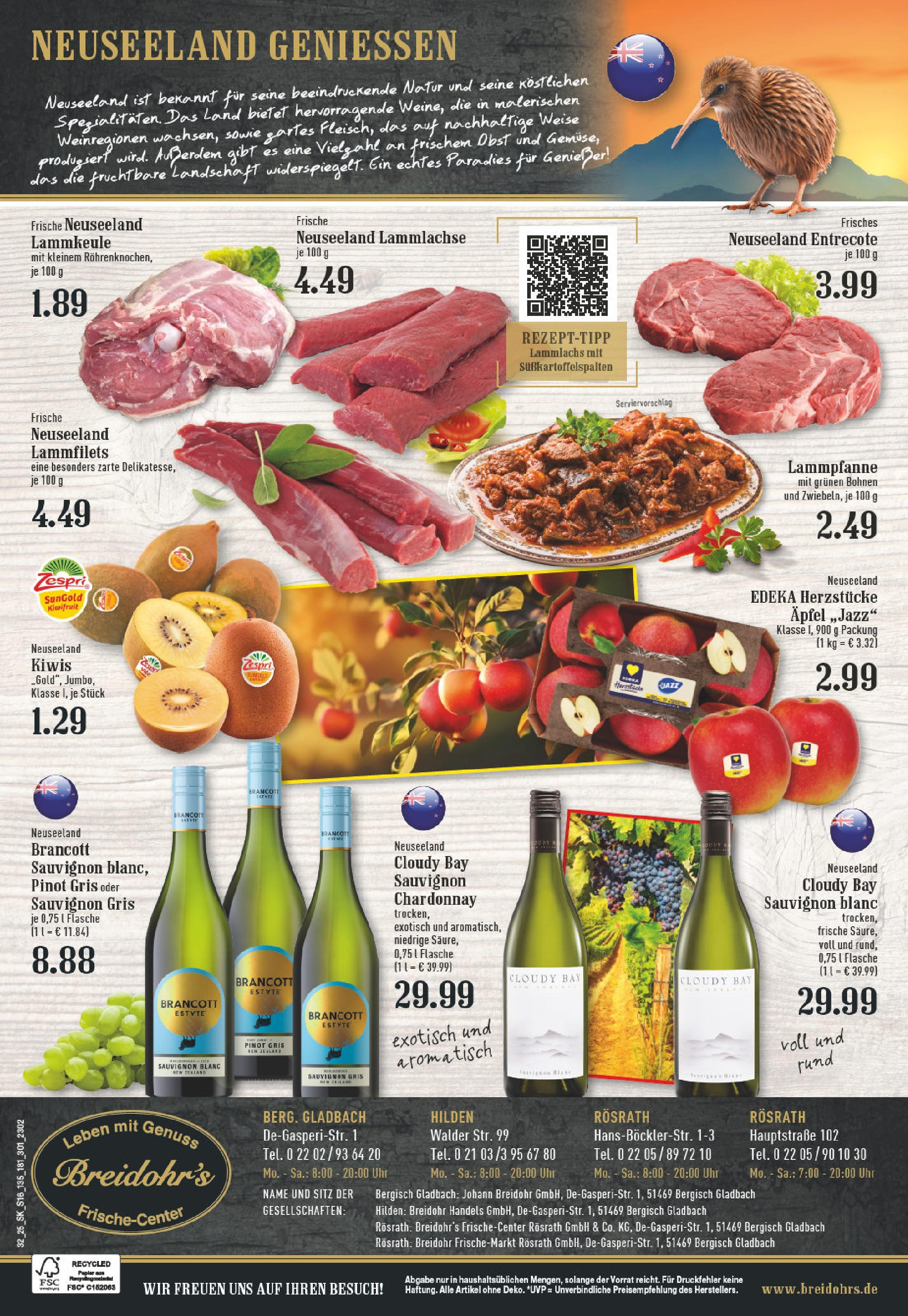 Edeka prospekt Rösrath (ab 03.08.2025) » Angebote Online | Seite: 16 | Produkte: Äpfel, Entrecote, Obst, Kiwi Edeka prospekt Rösrath (ab 03.08.2025) » Angebote Online | Seite: 16 | Produkte: Äpfel, Entrecote, Obst, Kiwi