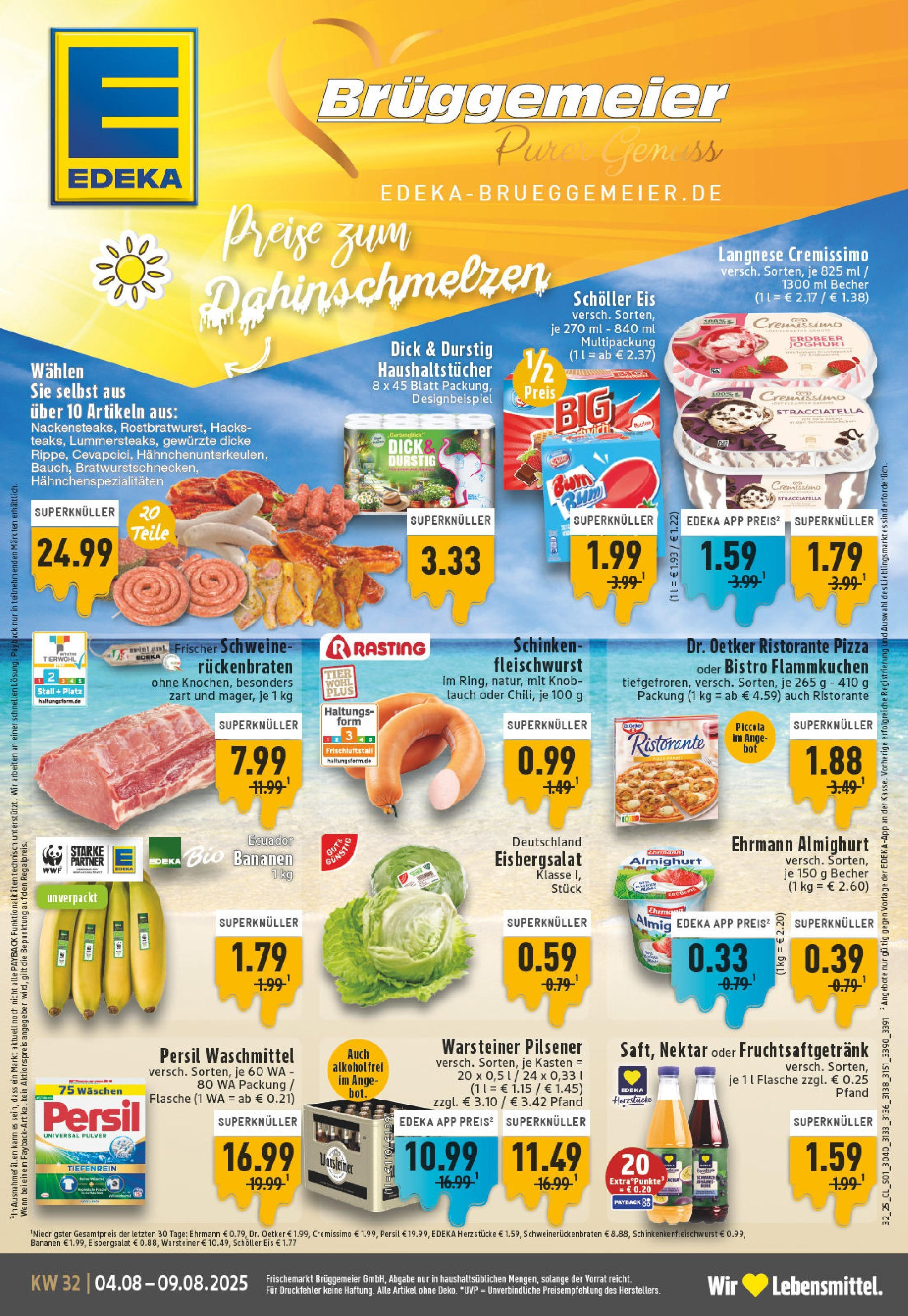 Edeka prospekt Kevelaer	 (ab 03.08.2025) » Angebote Online | Seite: 1
