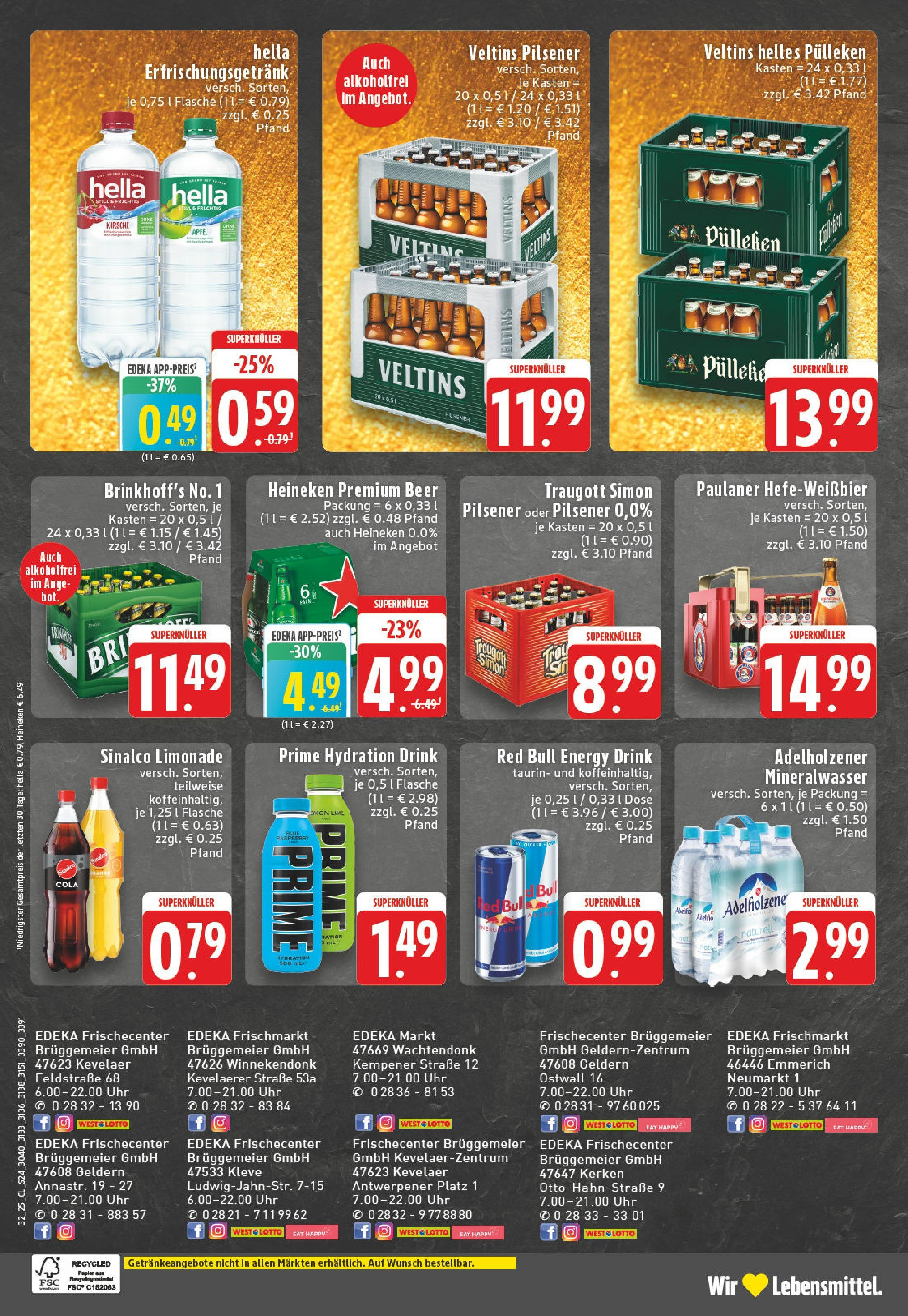 Edeka prospekt Kevelaer	 (ab 03.08.2025) » Angebote Online | Seite: 24