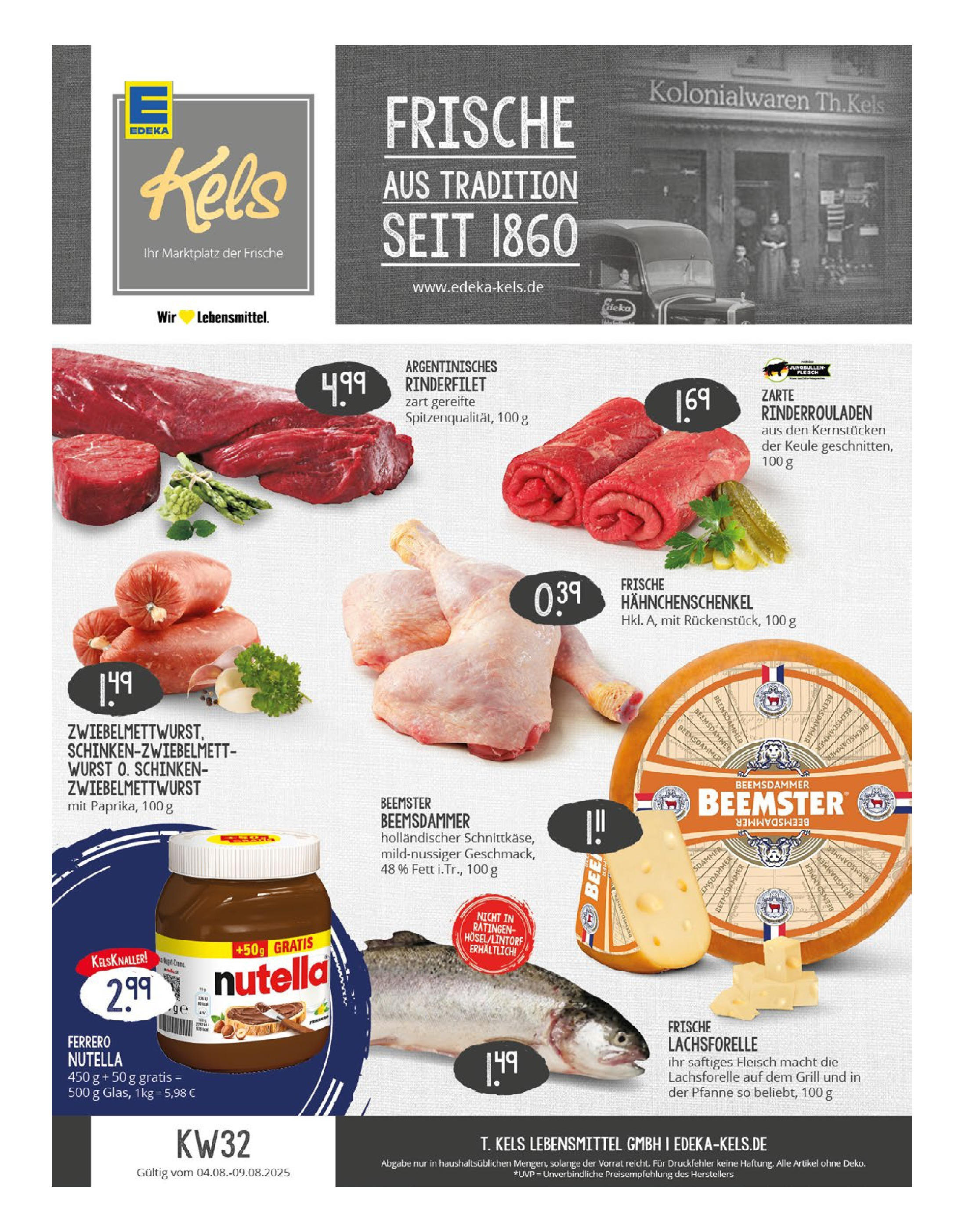 EDEKA Prospekt ab 03.08.2025 - Prospekt Mülheim A. D. Ruhr Online