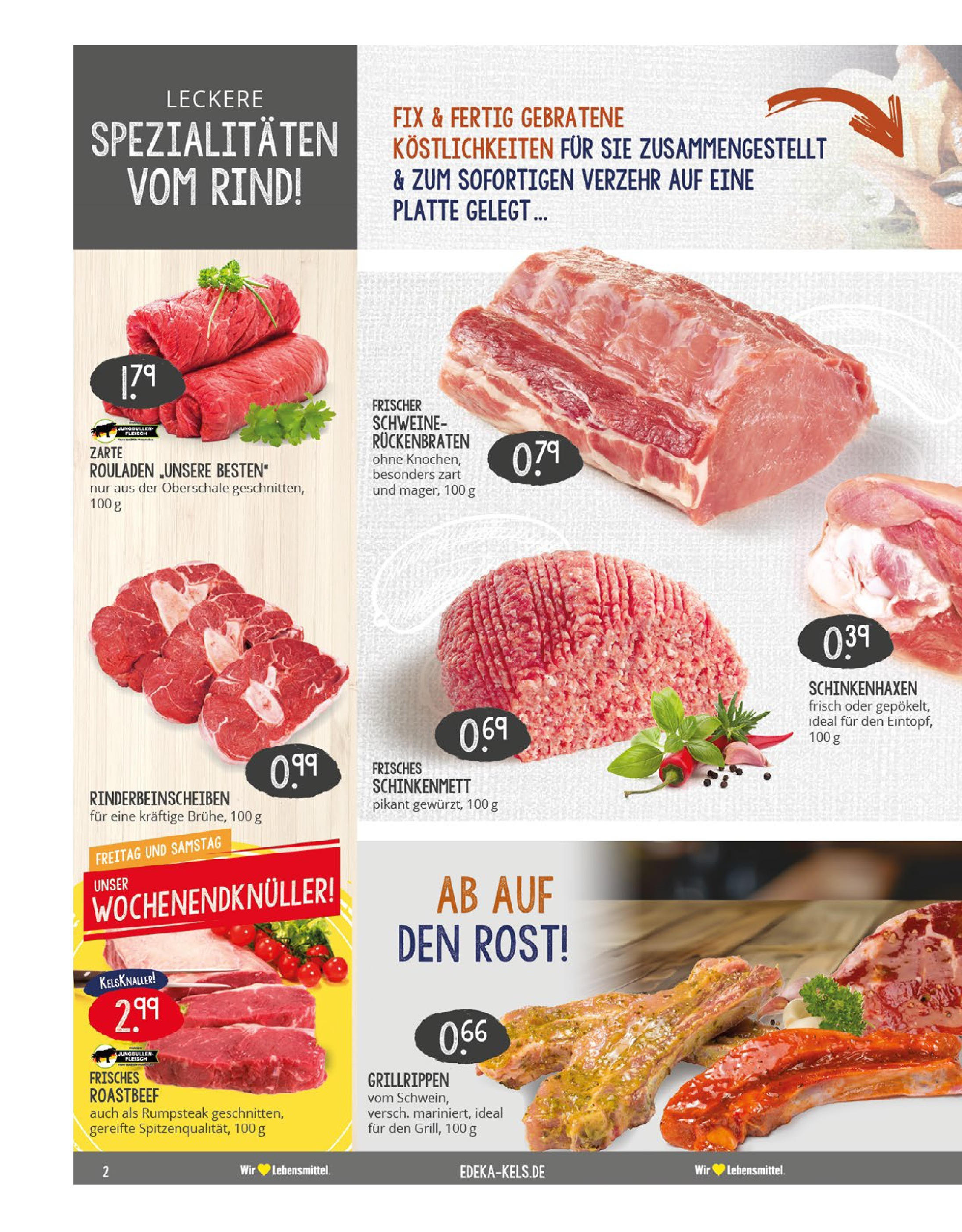 Edeka prospekt Mülheim A. D. Ruhr (ab 03.08.2025) » Angebote Online | Seite: 2 | Produkte: Rumpsteak, Roastbeef, Fleisch Edeka prospekt Mülheim A. D. Ruhr (ab 03.08.2025) » Angebote Online | Seite: 2 | Produkte: Rumpsteak, Roastbeef, Fleisch