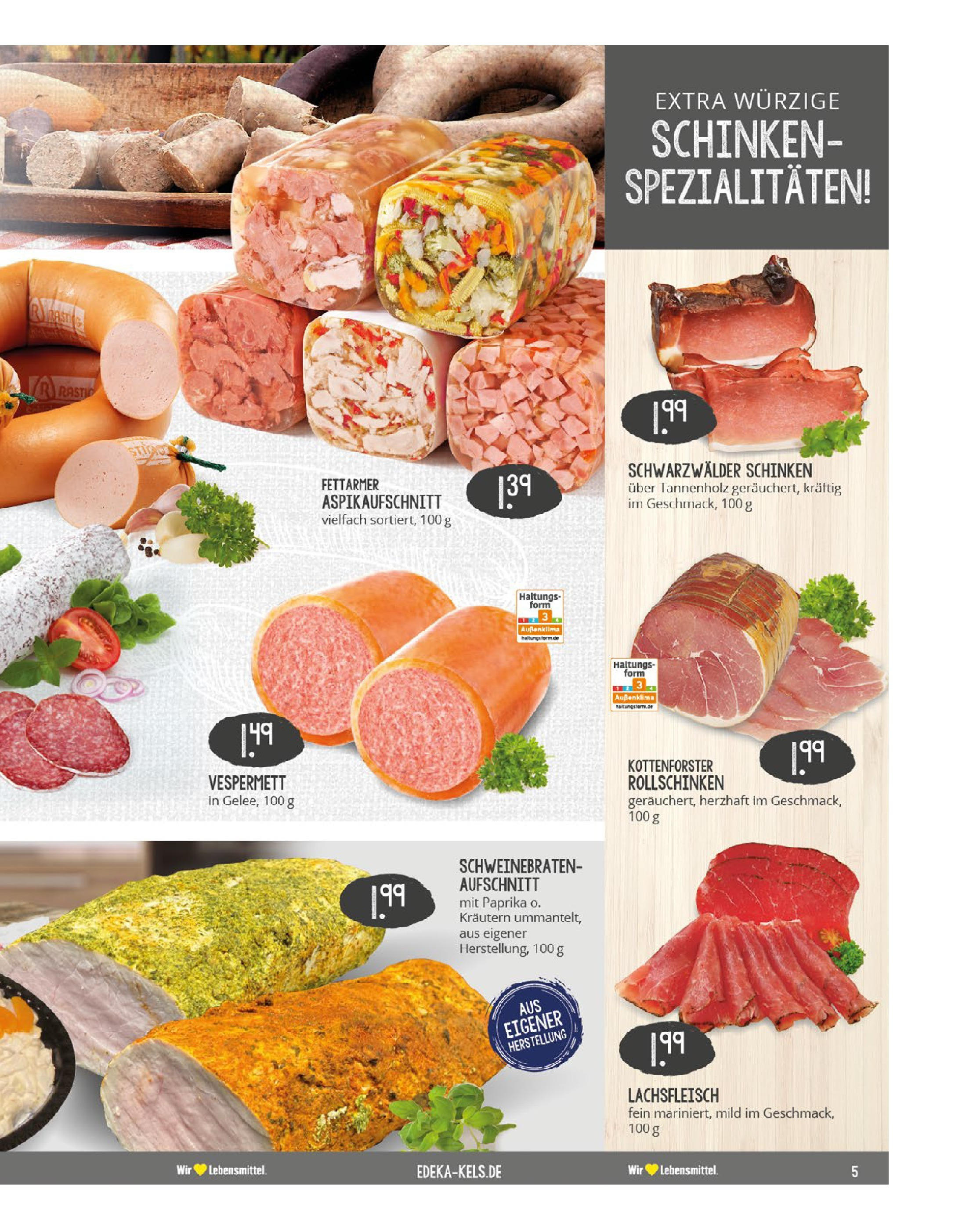 Edeka prospekt Mülheim A. D. Ruhr (ab 03.08.2025) » Angebote Online | Seite: 5 | Produkte: Paprika, Schinken Edeka prospekt Mülheim A. D. Ruhr (ab 03.08.2025) » Angebote Online | Seite: 5 | Produkte: Paprika, Schinken