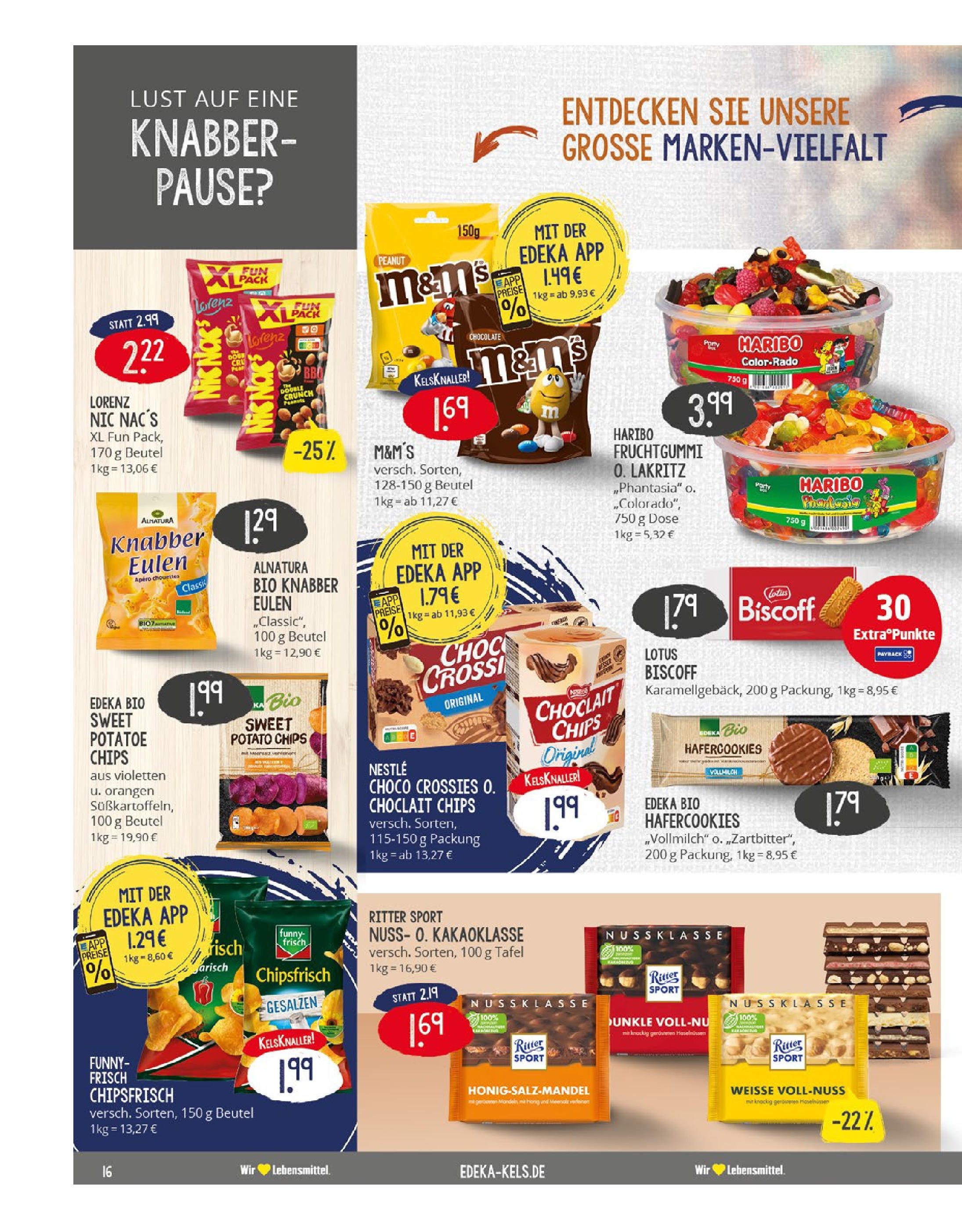 Edeka prospekt Mülheim A. D. Ruhr (ab 03.08.2025) » Angebote Online | Seite: 16 | Produkte: Haribo, Orangen, Fisch, Chips Edeka prospekt Mülheim A. D. Ruhr (ab 03.08.2025) » Angebote Online | Seite: 16 | Produkte: Haribo, Orangen, Fisch, Chips