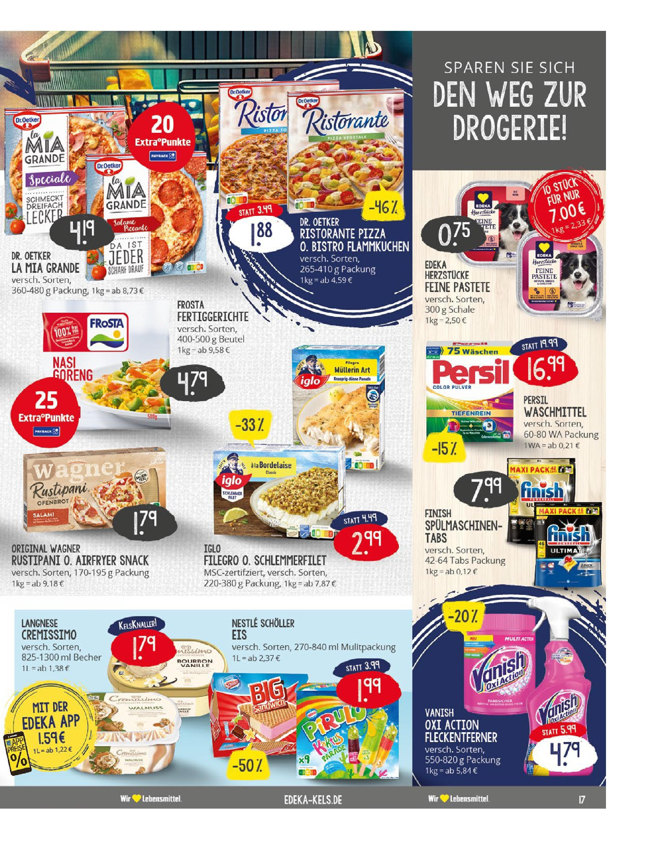 Edeka prospekt Mülheim A. D. Ruhr (ab 03.08.2025) » Angebote Online | Seite: 17 | Produkte: Ristorante, Langnese, Waschmittel, Persil Edeka prospekt Mülheim A. D. Ruhr (ab 03.08.2025) » Angebote Online | Seite: 17 | Produkte: Ristorante, Langnese, Waschmittel, Persil