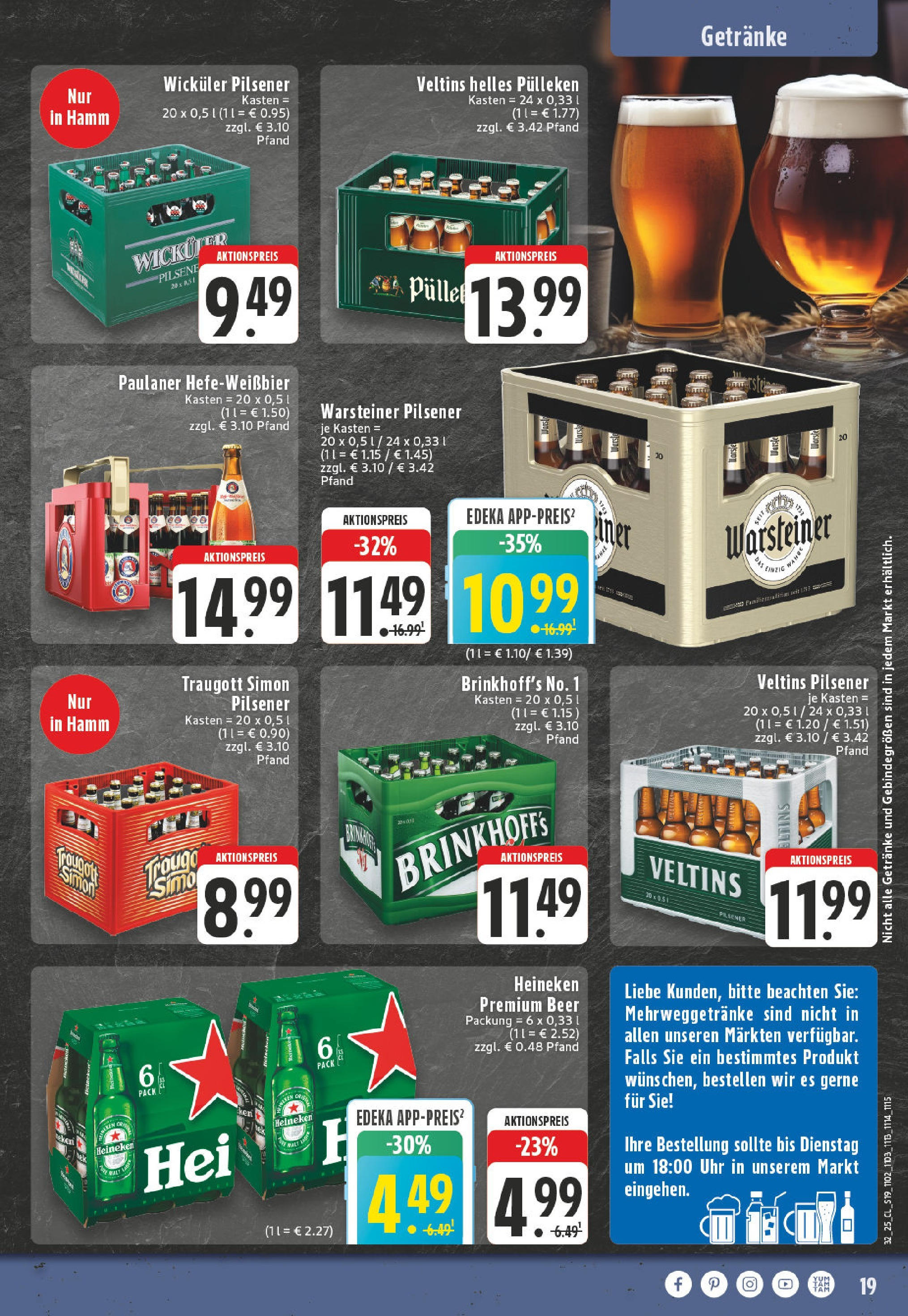 Edeka prospekt Hamm-Pelkum (ab 03.08.2025) » Angebote Online | Seite: 19 Edeka prospekt Hamm-Pelkum (ab 03.08.2025) » Angebote Online | Seite: 19