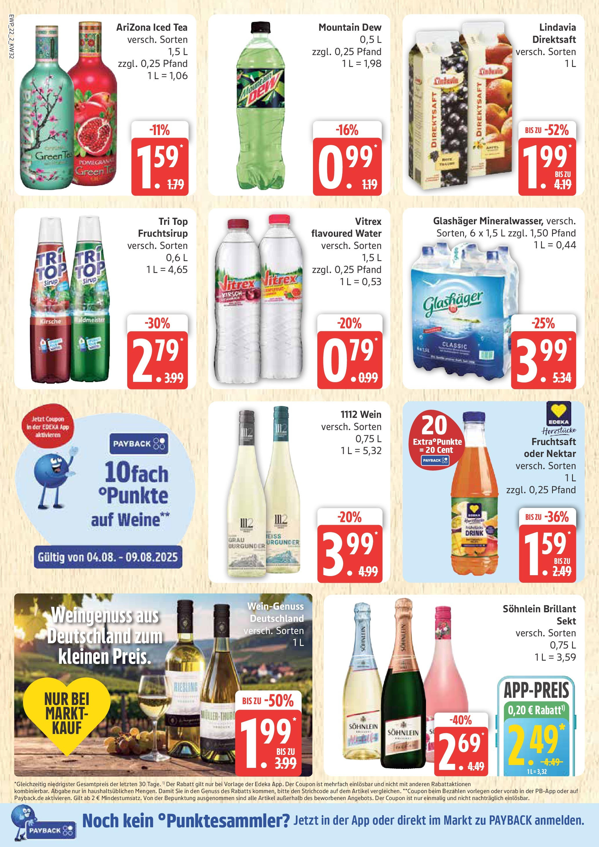Edeka prospekt Rostock (ab 03.08.2025) » Angebote Online | Seite: 22 | Produkte: Top, Sekt, Wein, Fruchtsaft Edeka prospekt Rostock (ab 03.08.2025) » Angebote Online | Seite: 22 | Produkte: Top, Sekt, Wein, Fruchtsaft