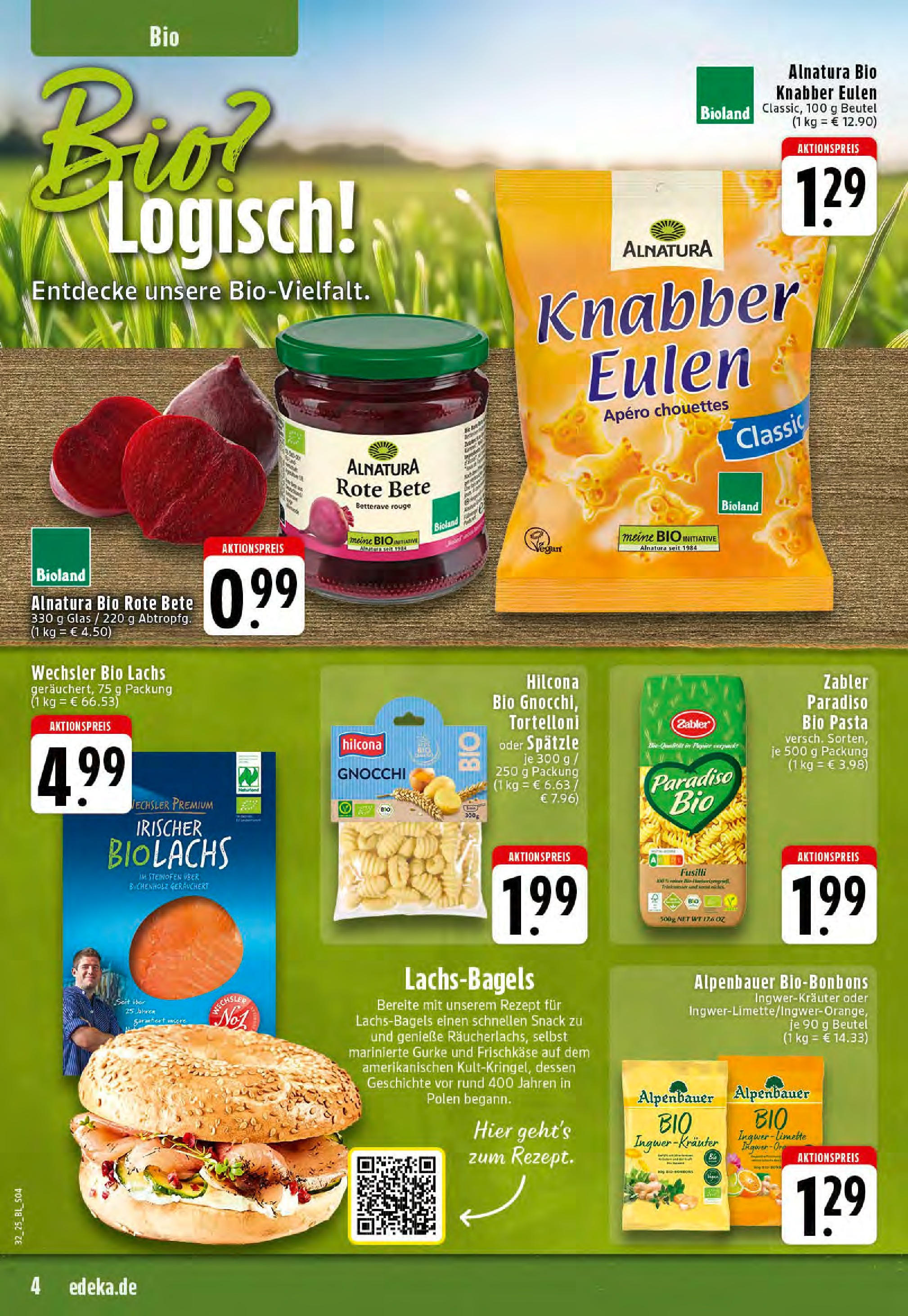 Edeka prospekt Dortmund-Eving	 (ab 03.08.2025) » Angebote Online | Seite: 4 | Produkte: Rouge, Lachs, Limette, Frischkase