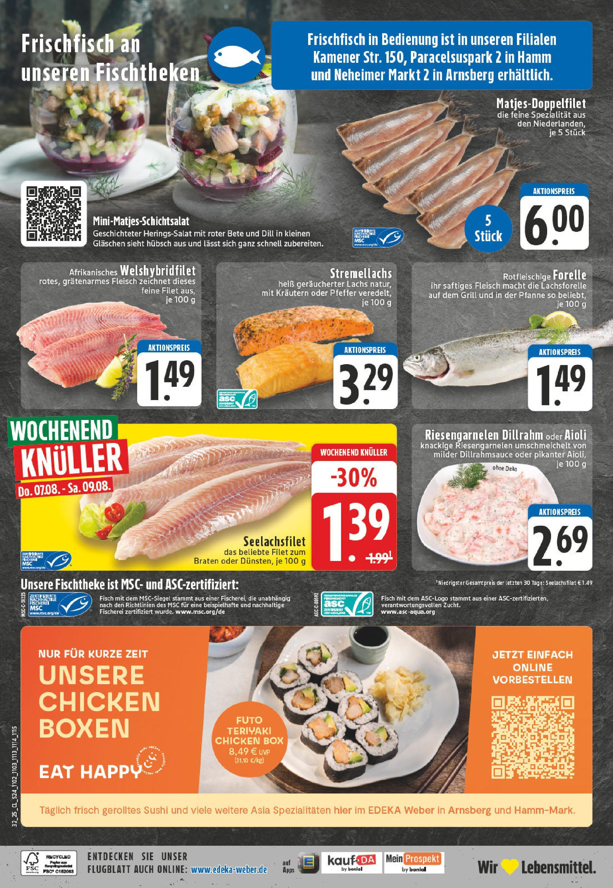 Edeka prospekt Hamm-Pelkum (ab 03.08.2025) » Angebote Online | Seite: 24 Edeka prospekt Hamm-Pelkum (ab 03.08.2025) » Angebote Online | Seite: 24