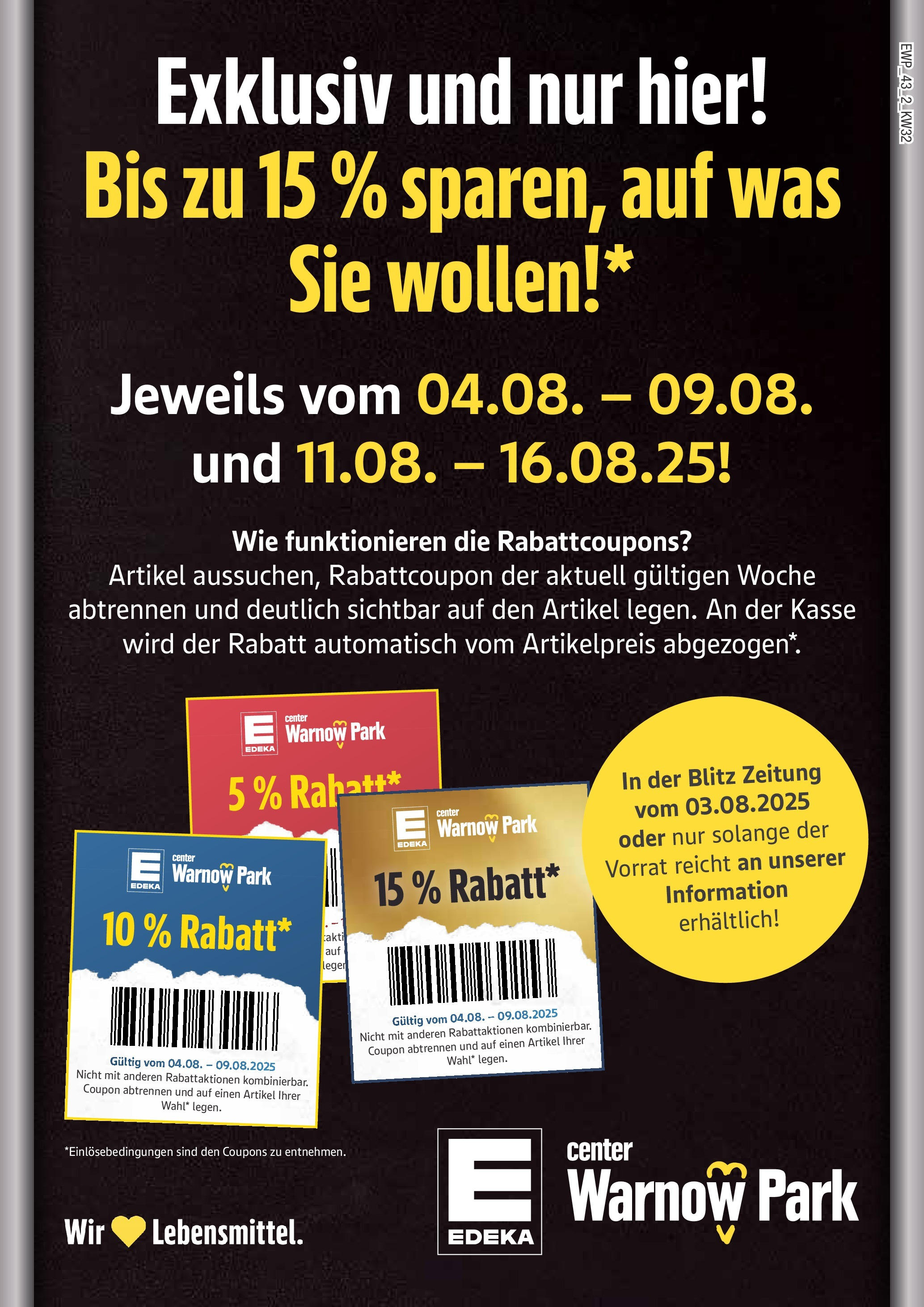 Edeka prospekt Rostock (ab 03.08.2025) » Angebote Online | Seite: 43 Edeka prospekt Rostock (ab 03.08.2025) » Angebote Online | Seite: 43