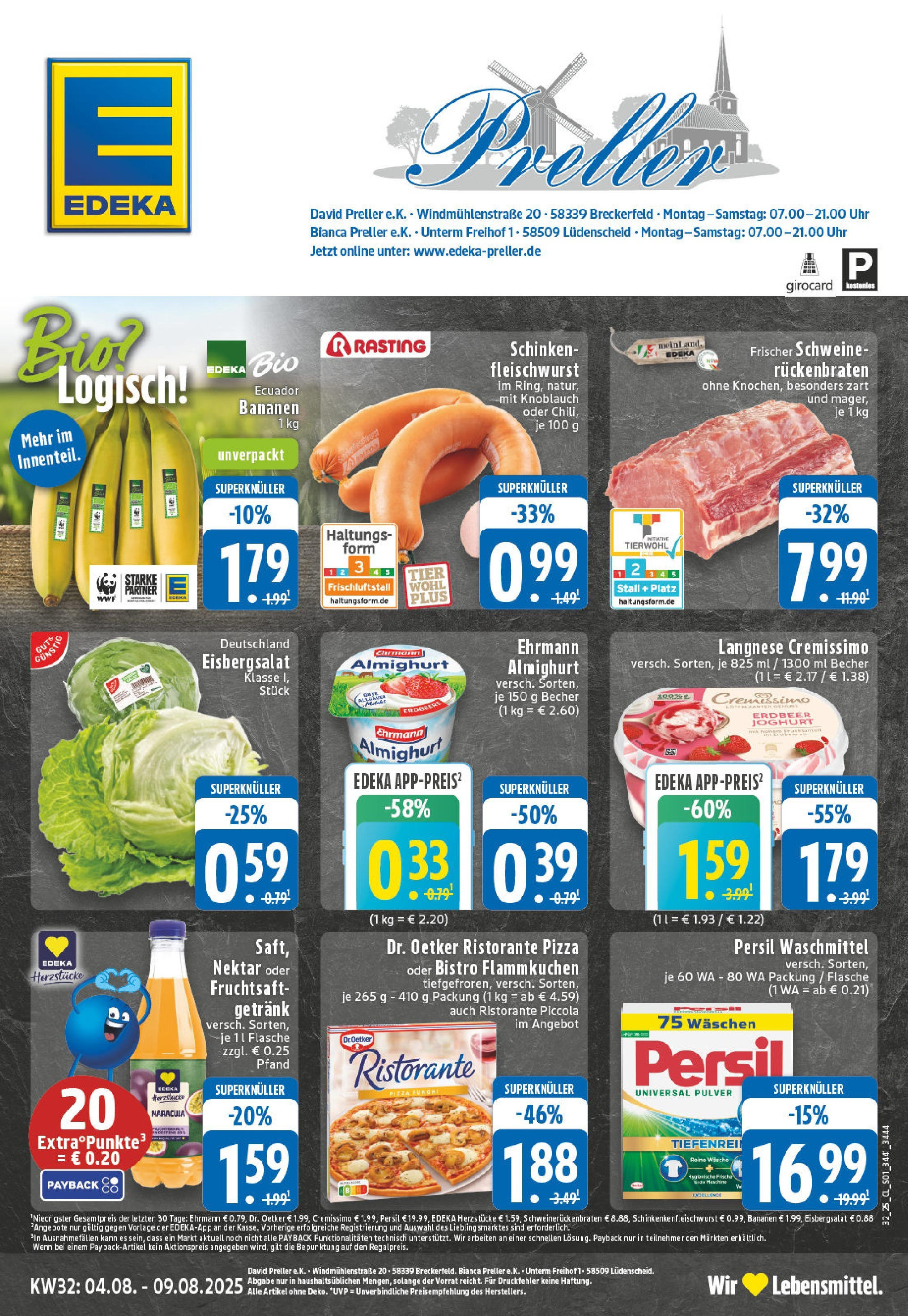 EDEKA Prospekt ab 03.08.2025 - Prospekt Breckerfeld Online