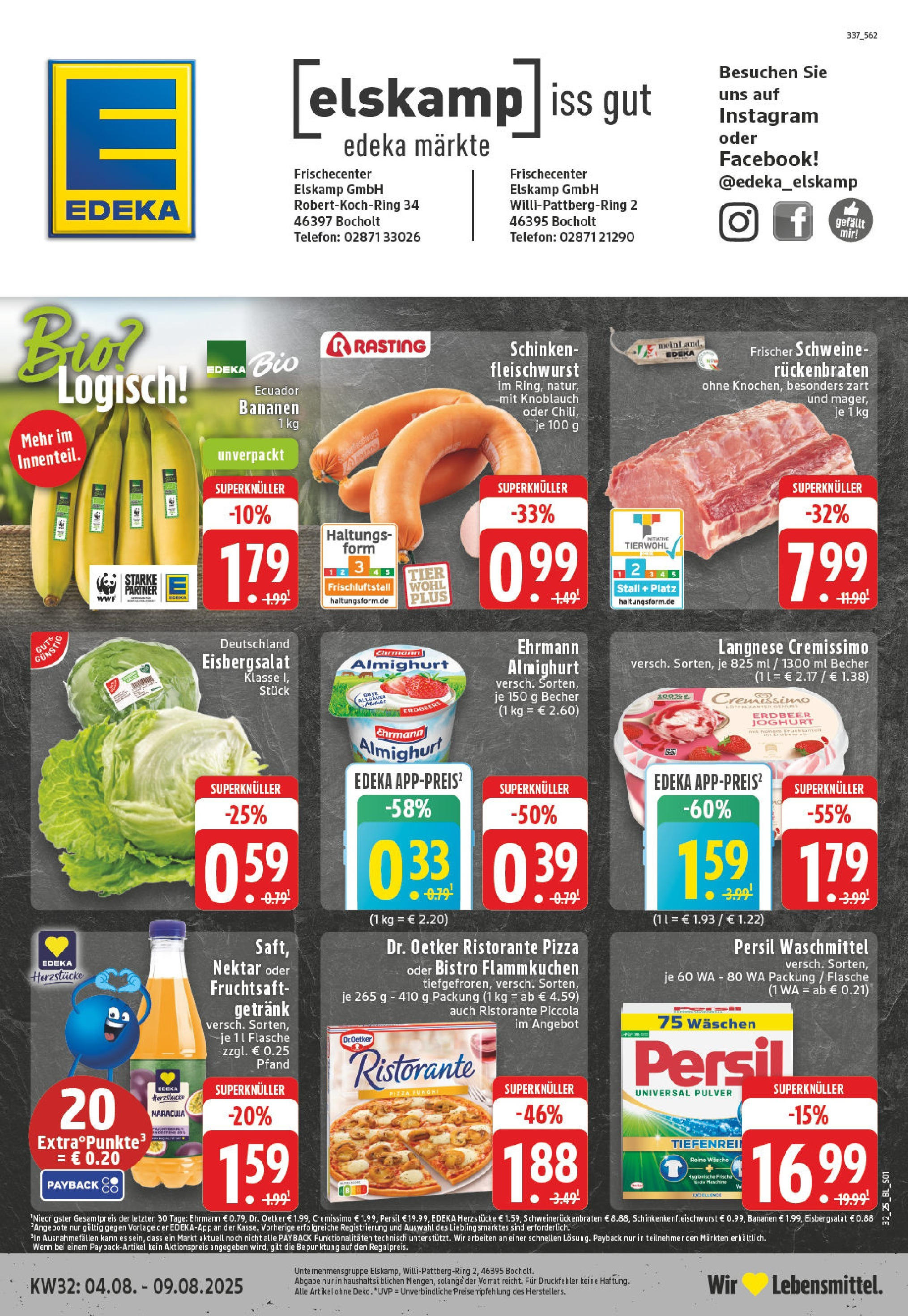 Edeka prospekt Bocholt	 (ab 03.08.2025) » Angebote Online | Seite: 1