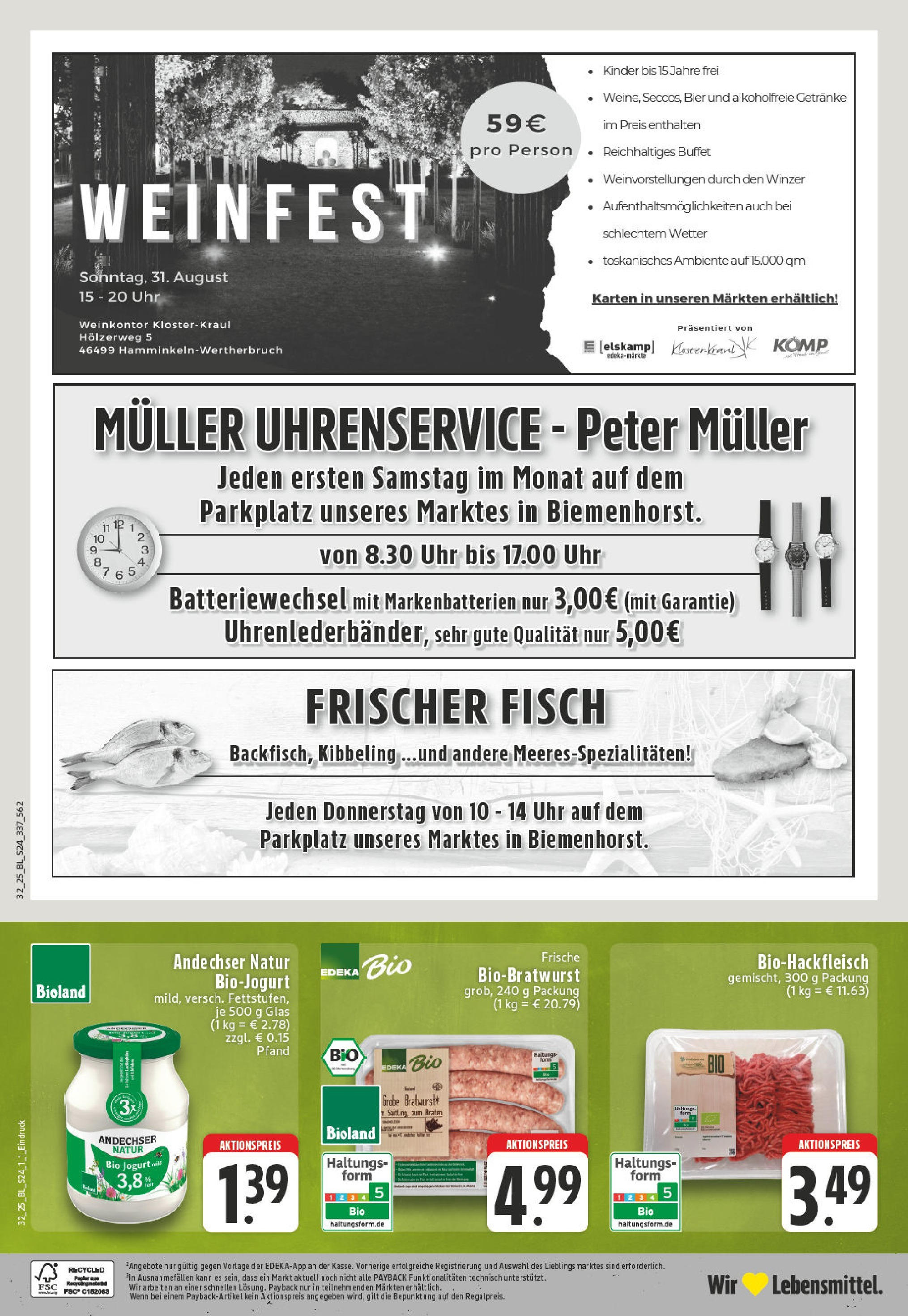 Edeka prospekt Bocholt	 (ab 03.08.2025) » Angebote Online | Seite: 24