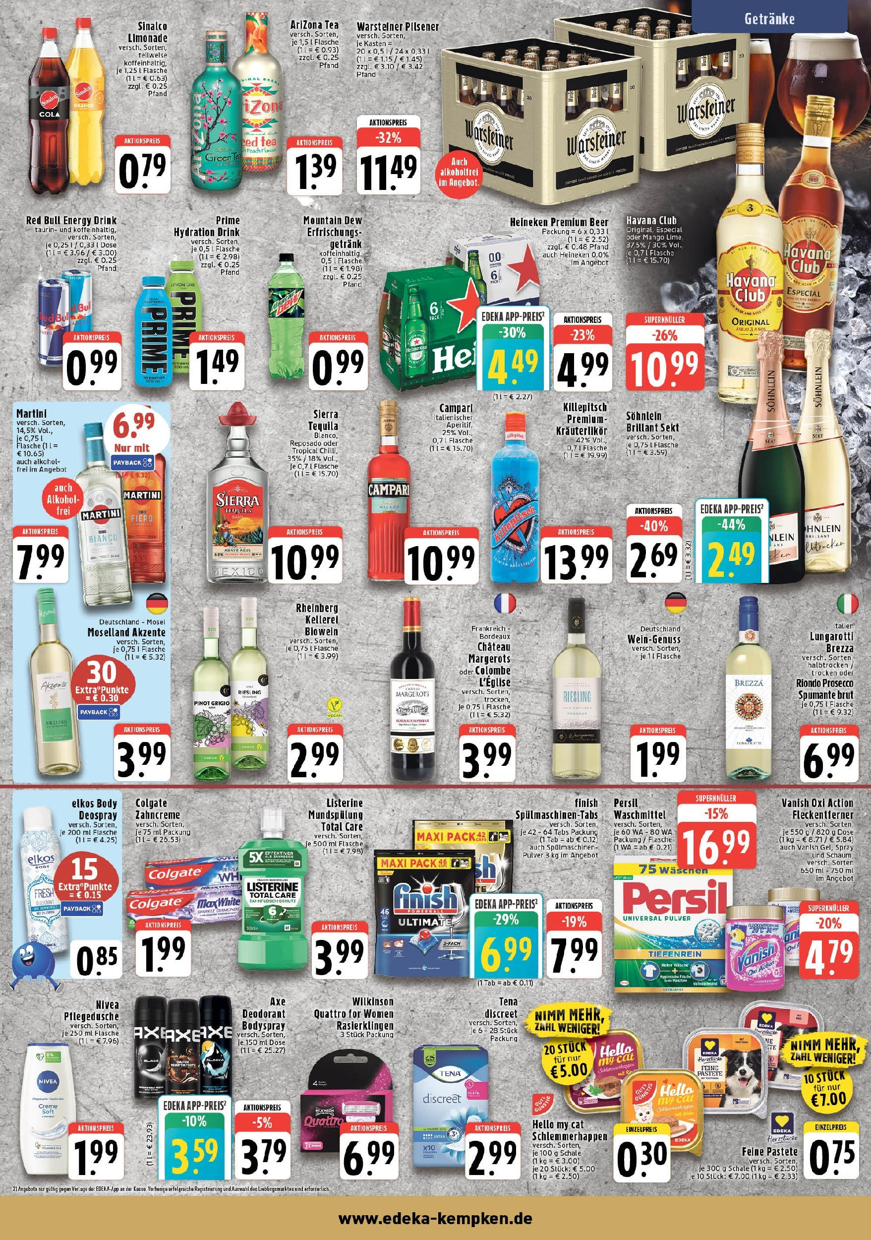 Edeka prospekt Krefeld (ab 03.08.2025) » Angebote Online | Seite: 7 | Produkte: Energy, Heineken, Axe, Deospray Edeka prospekt Krefeld (ab 03.08.2025) » Angebote Online | Seite: 7 | Produkte: Energy, Heineken, Axe, Deospray