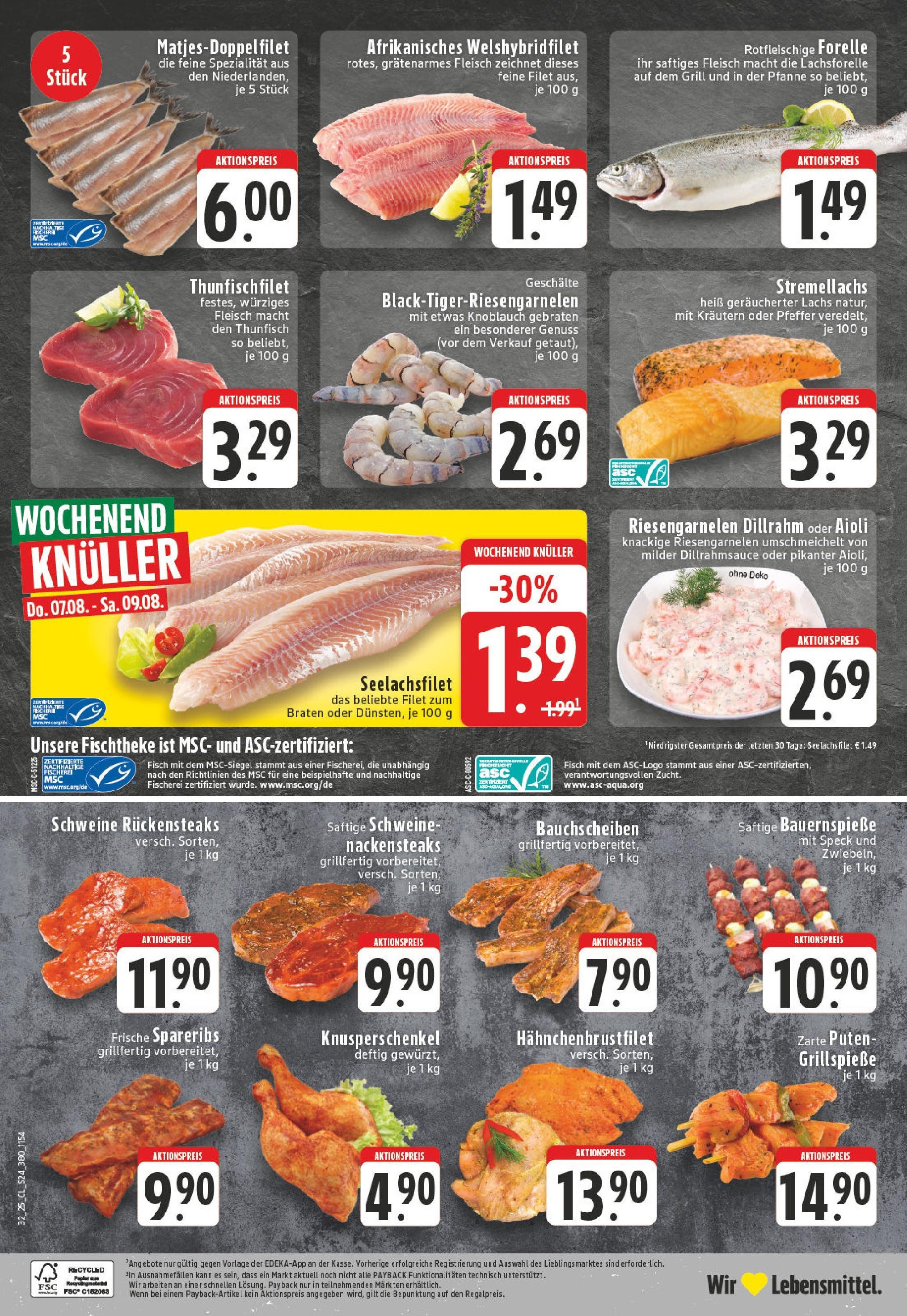Edeka prospekt Höhn (ab 03.08.2025) » Angebote Online | Seite: 24 | Produkte: Grill, Thunfisch, Lachs, Knoblauch Edeka prospekt Höhn (ab 03.08.2025) » Angebote Online | Seite: 24 | Produkte: Grill, Thunfisch, Lachs, Knoblauch