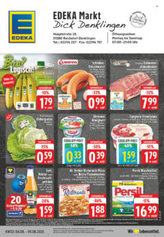 Edeka prospekt Reichshof - Denklingen	 gültig ab dem 03.08.2025