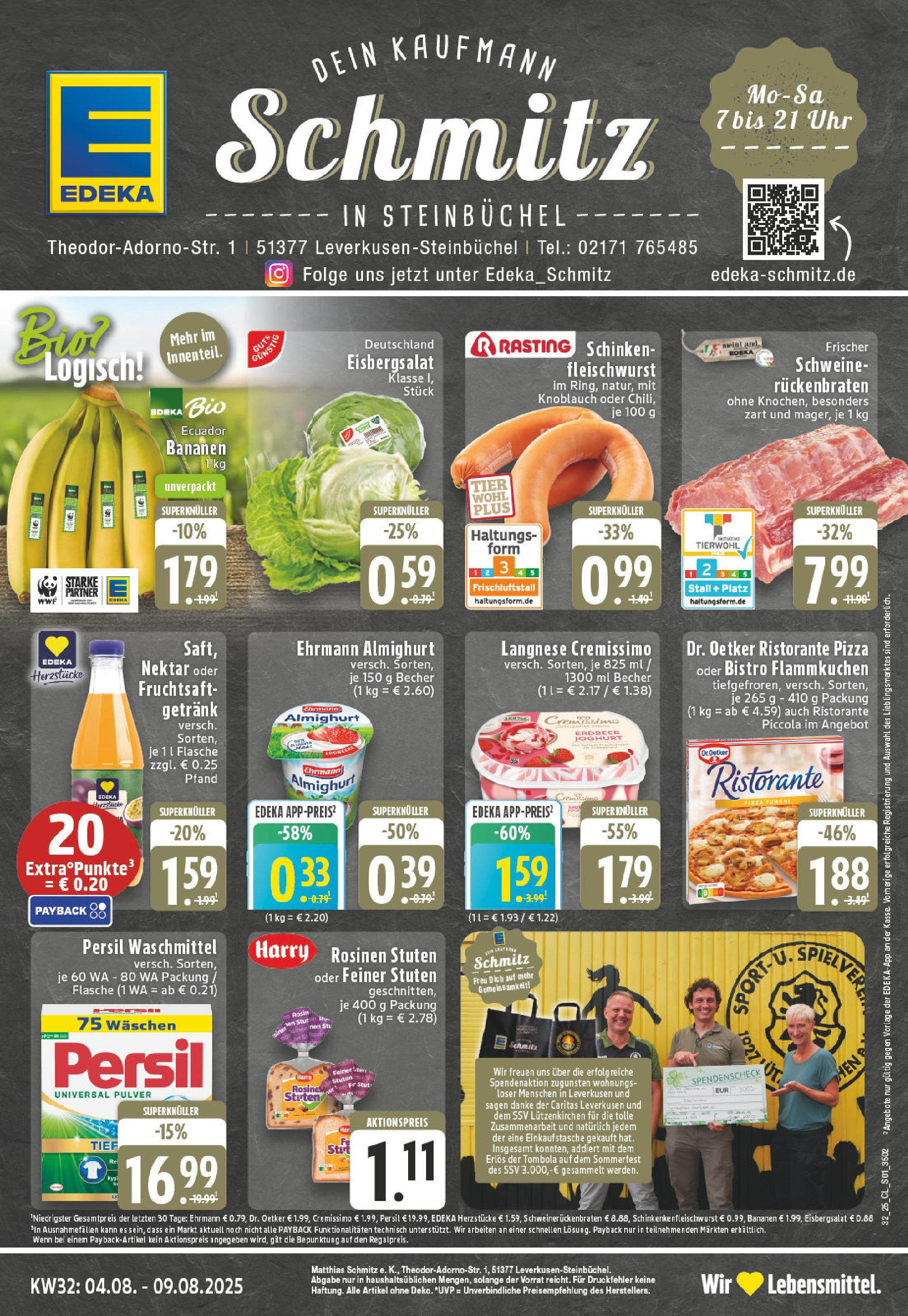 Edeka prospekt Leverkusen	 (ab 03.08.2025) » Angebote Online | Seite: 1
