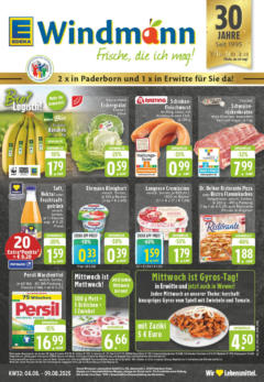 Edeka prospekt Paderborn-Elsen	 gültig ab dem 03.08.2025