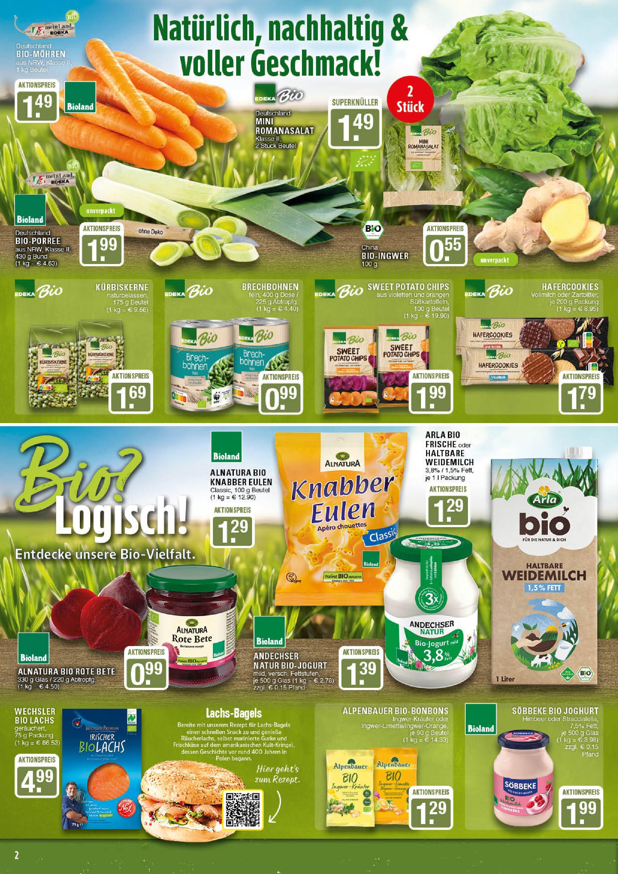 Edeka prospekt Marl (ab 03.08.2025) » Angebote Online | Seite: 2 | Produkte: Orangen, Limette, Himbeere, Frischkase Edeka prospekt Marl (ab 03.08.2025) » Angebote Online | Seite: 2 | Produkte: Orangen, Limette, Himbeere, Frischkase