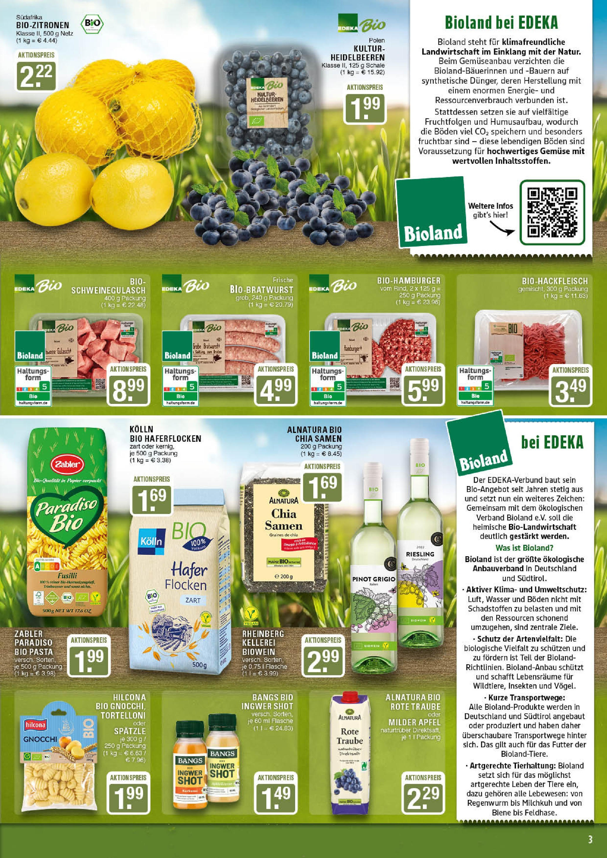 Edeka prospekt Marl (ab 03.08.2025) » Angebote Online | Seite: 3 | Produkte: Schweinegulasch, Kolln, Heidelbeeren, Gemüse Edeka prospekt Marl (ab 03.08.2025) » Angebote Online | Seite: 3 | Produkte: Schweinegulasch, Kolln, Heidelbeeren, Gemüse