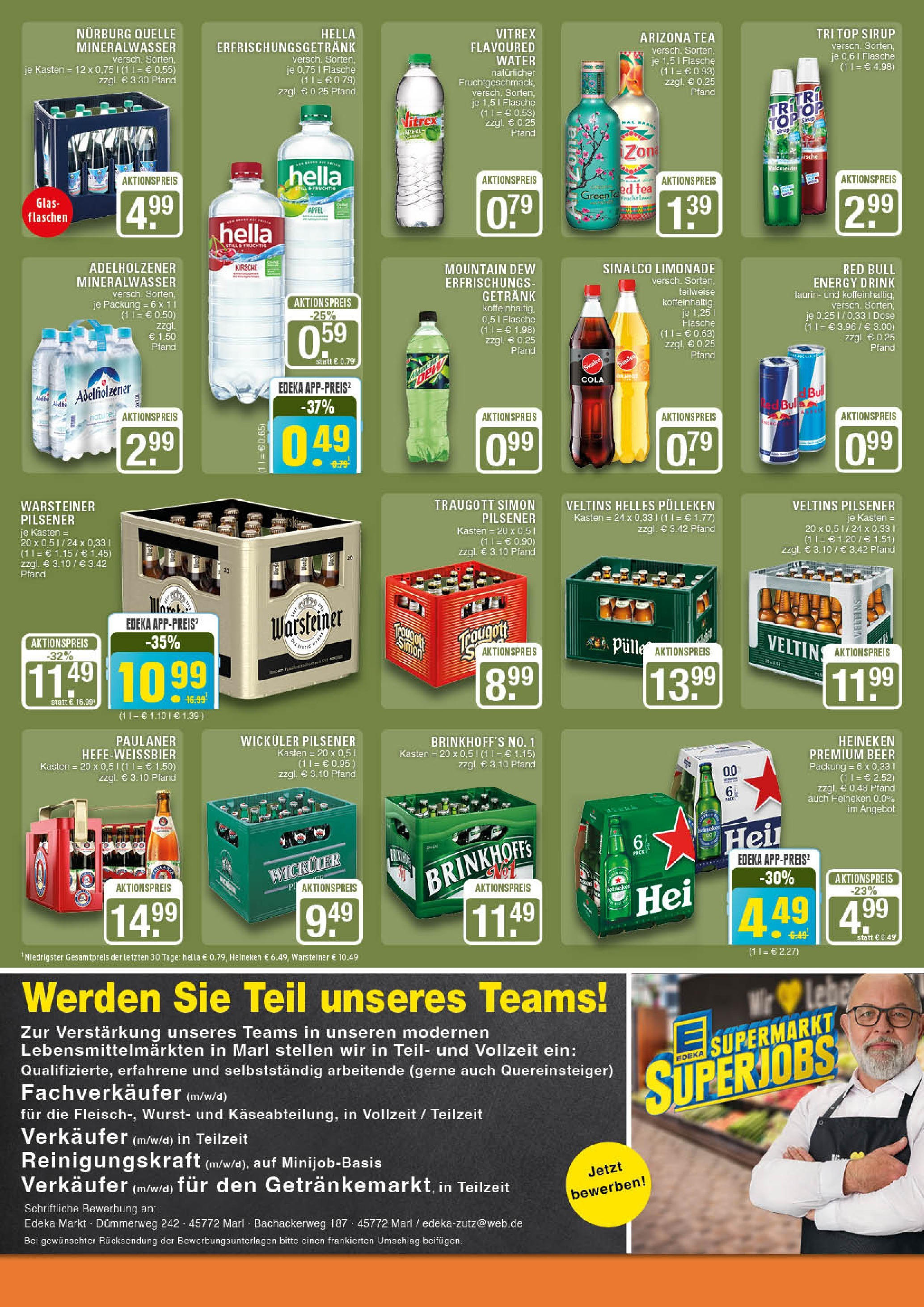Edeka prospekt Marl (ab 03.08.2025) » Angebote Online | Seite: 12 | Produkte: Red bull, Cola, Energy, Mineralwasser Edeka prospekt Marl (ab 03.08.2025) » Angebote Online | Seite: 12 | Produkte: Red bull, Cola, Energy, Mineralwasser