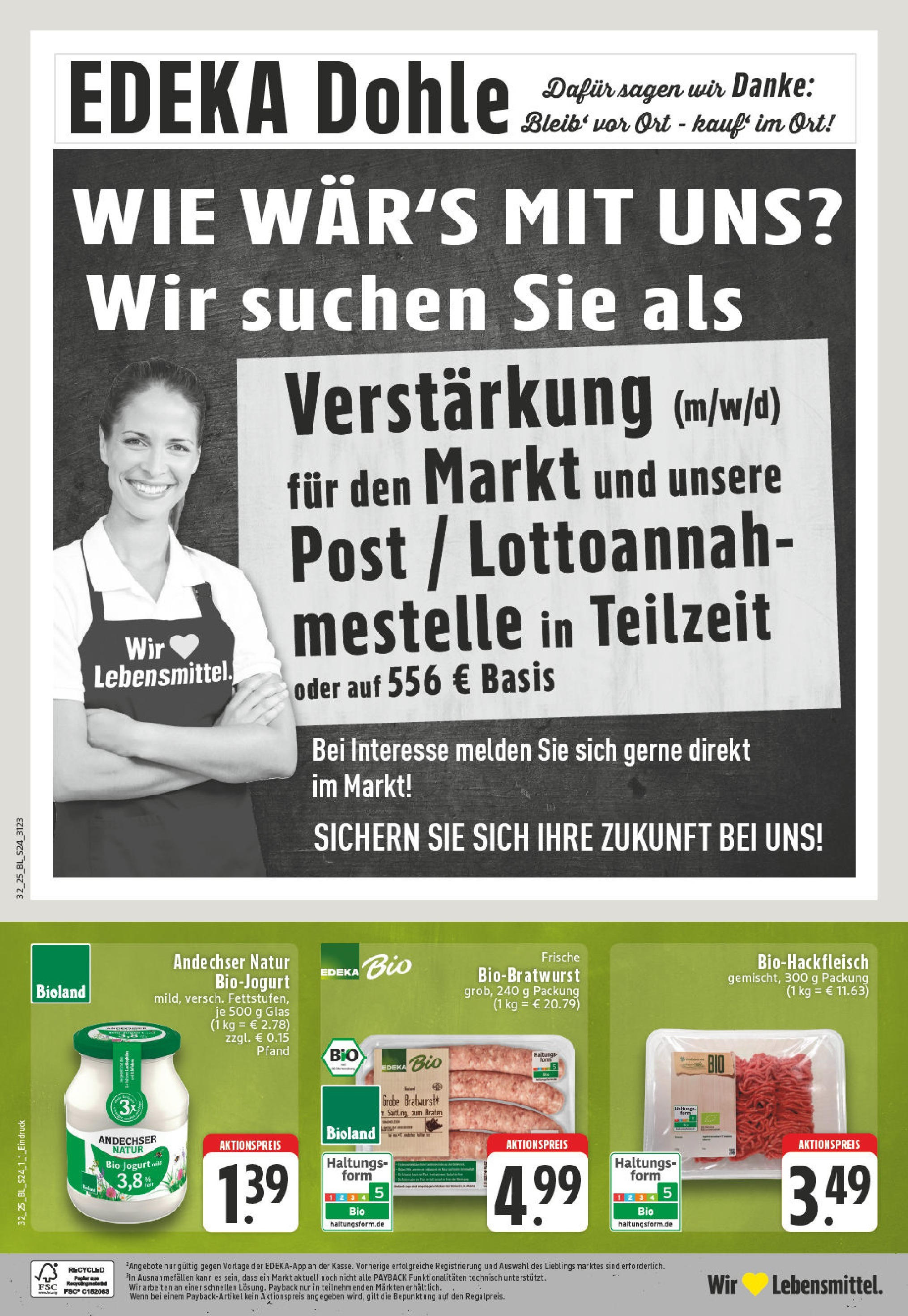 Edeka prospekt Hopsten	 (ab 03.08.2025) » Angebote Online | Seite: 24