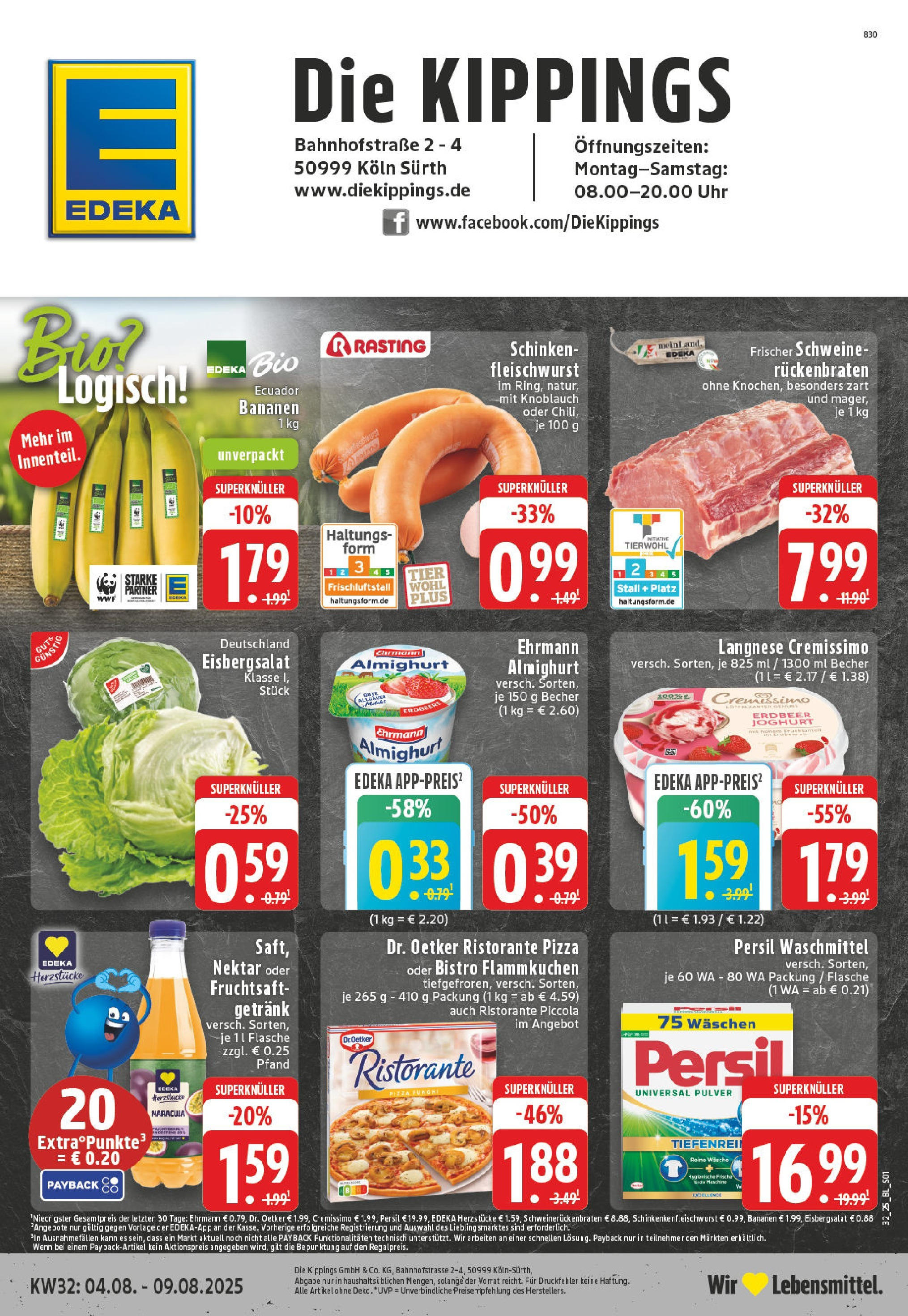 EDEKA Prospekt ab 03.08.2025 - Prospekt Köln Online