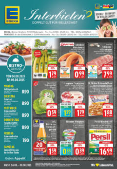 Edeka prospekt Weilerswist	 gültig ab dem 03.08.2025