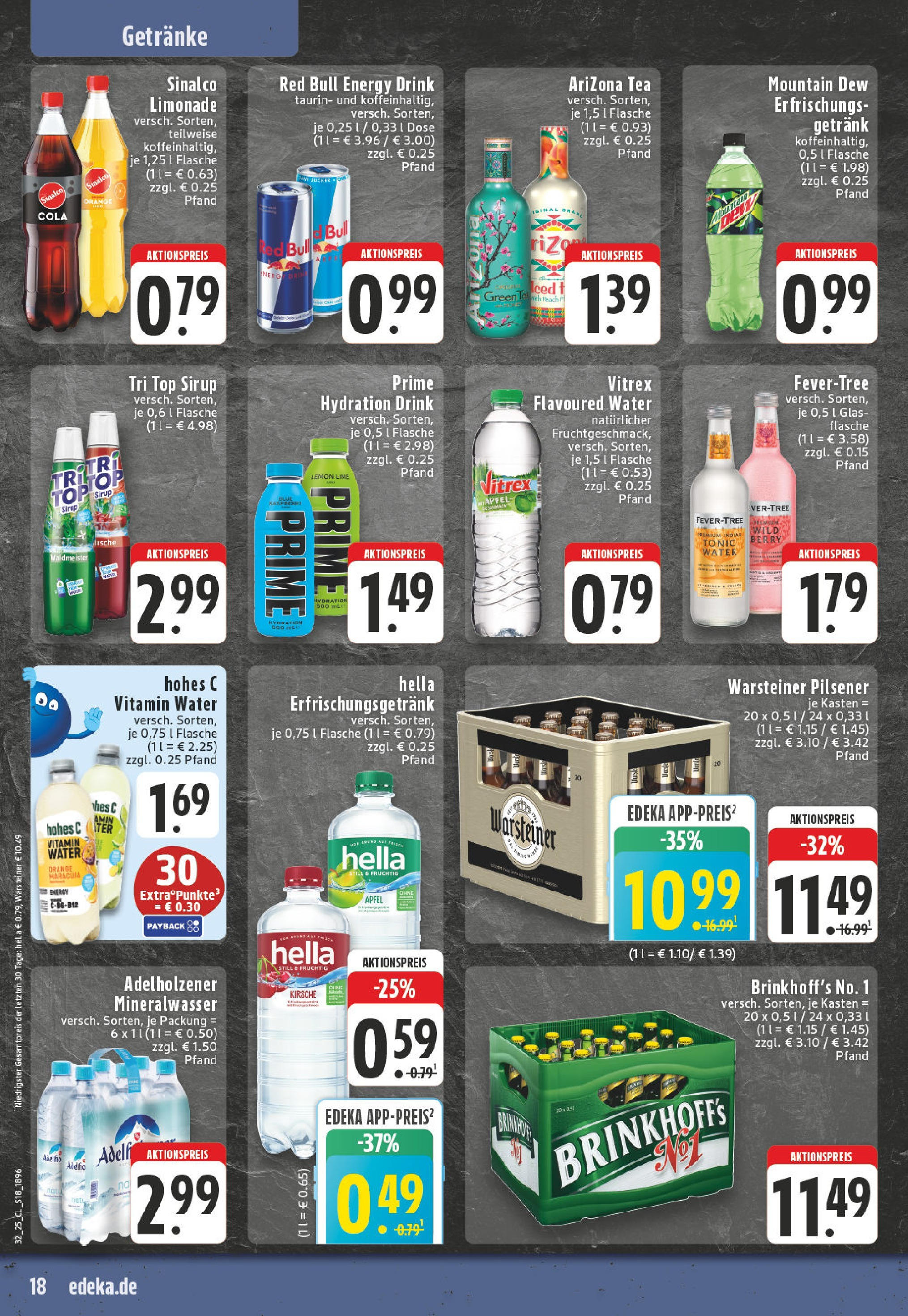 Edeka prospekt Lünen	 (ab 03.08.2025) » Angebote Online | Seite: 18 | Produkte: Cola, Energy, Äpfel, Mineralwasser