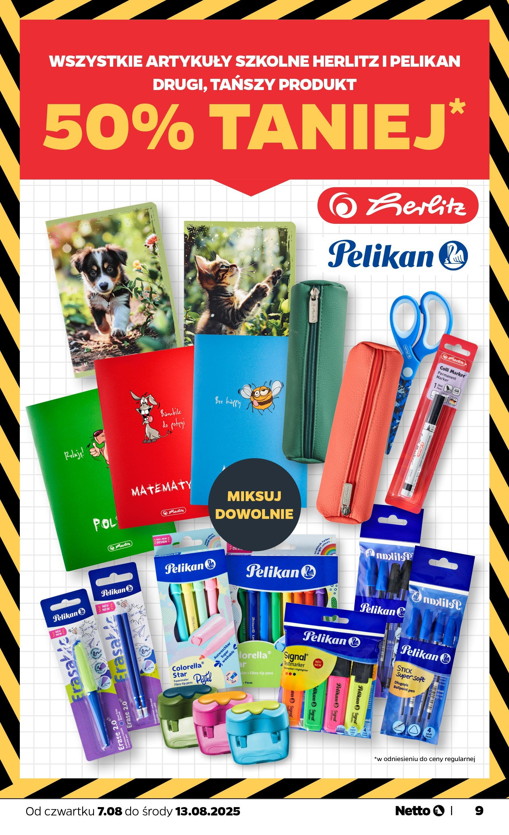Netto gazetka - Spożywcza od 07.08.2025 | Promocje | Strona: 27 | Produkty: Artykuły szkolne Netto gazetka - Spożywcza od 07.08.2025 - Aktualne promocje | Strona: 27 | Produkty: Artykuły szkolne