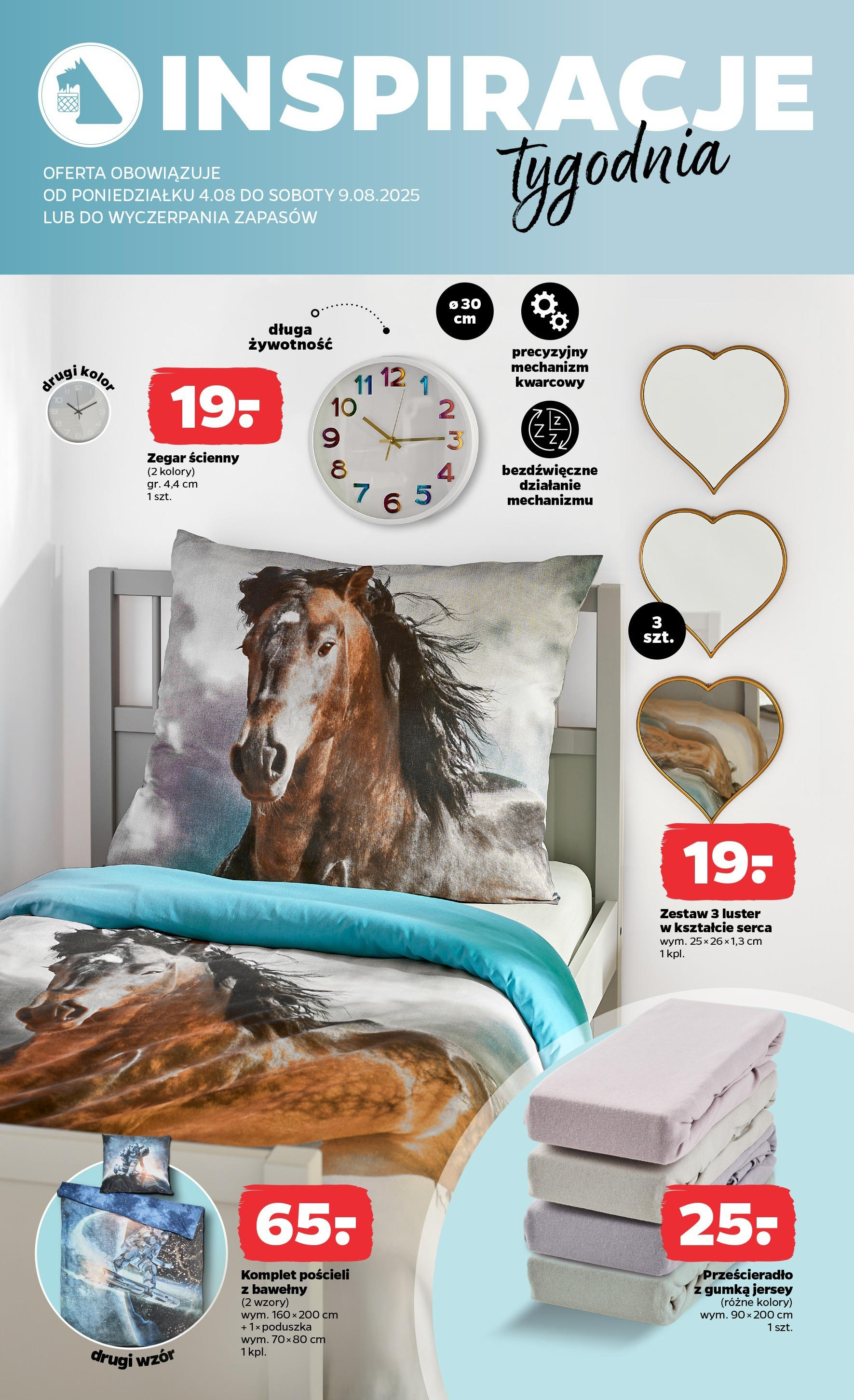 Netto gazetka od 04.08.2025 | Promocje | Strona: 30 | Produkty: Zegar, Poduszka Netto gazetka od 04.08.2025 - Aktualne promocje | Strona: 30 | Produkty: Zegar, Poduszka