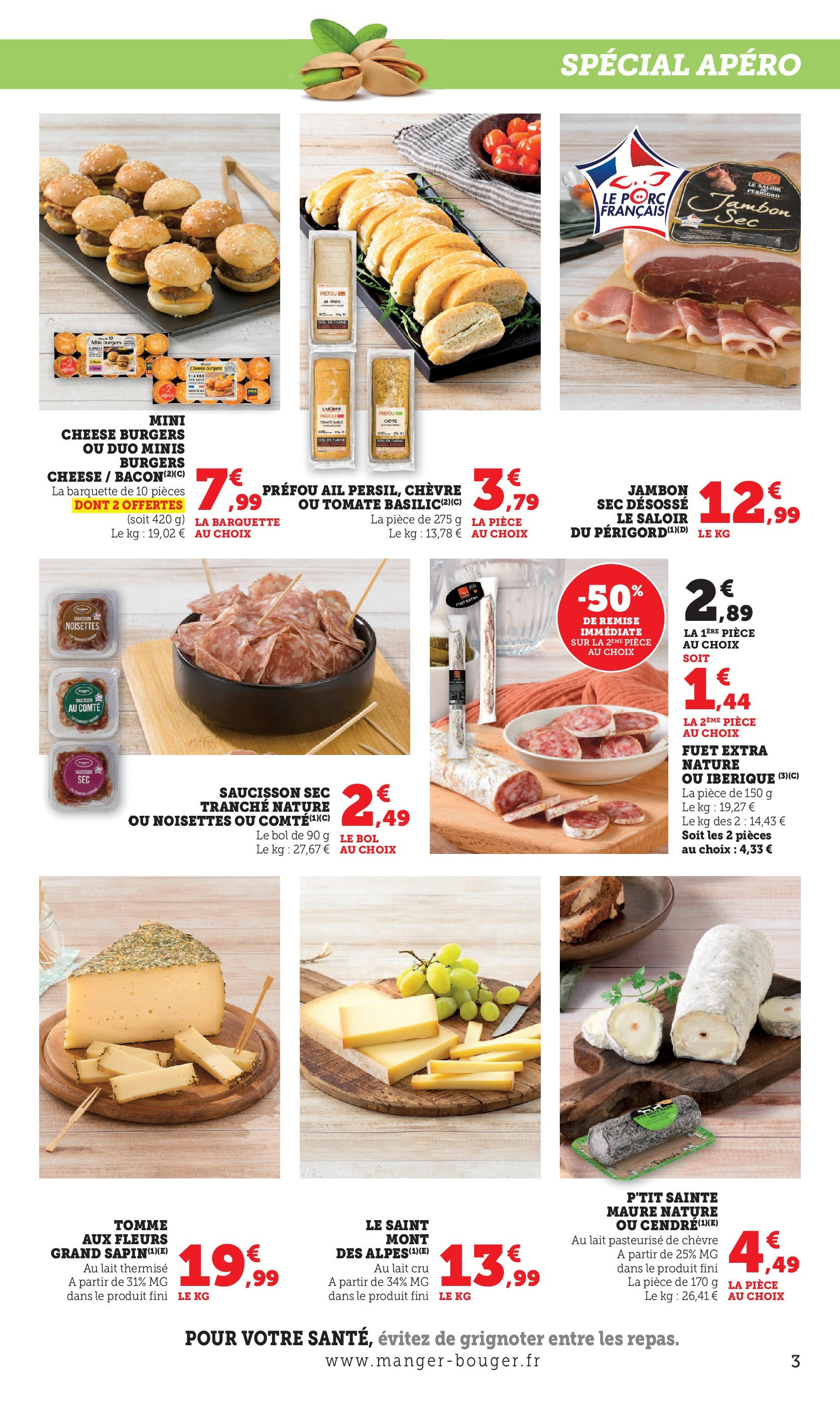 Super U - Le marché à prix bas! à partir du 04/08/2025 - promo en ligne | Page: 3 | Produits: Saucisson, Saucisson sec, Bol, Porc