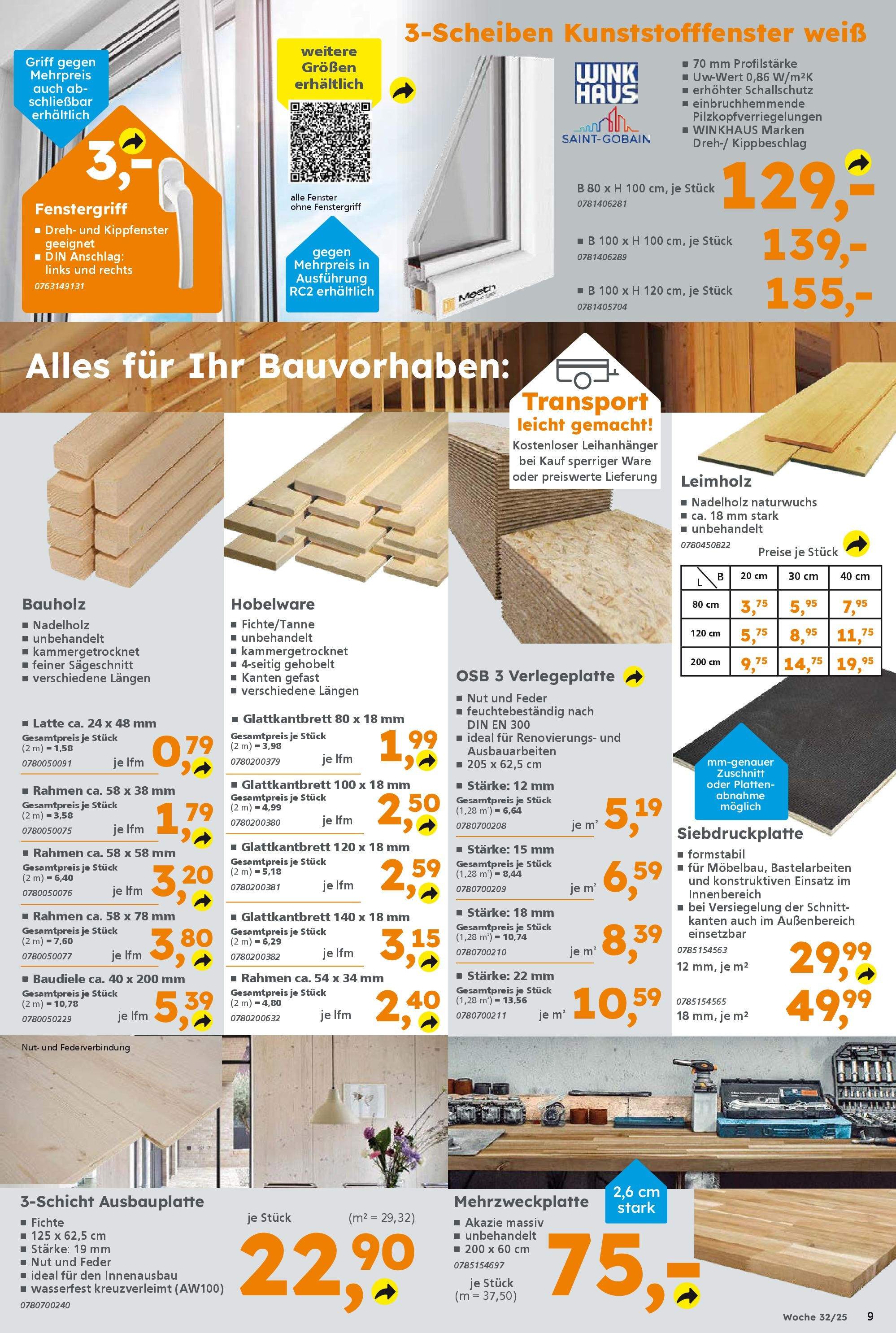 Globus Baumarkt prospekt Dresden (ab 03.08.2025) zum Blättern | Seite: 9 Globus Baumarkt prospekt Dresden (ab 03.08.2025) zum Blättern | Seite: 9