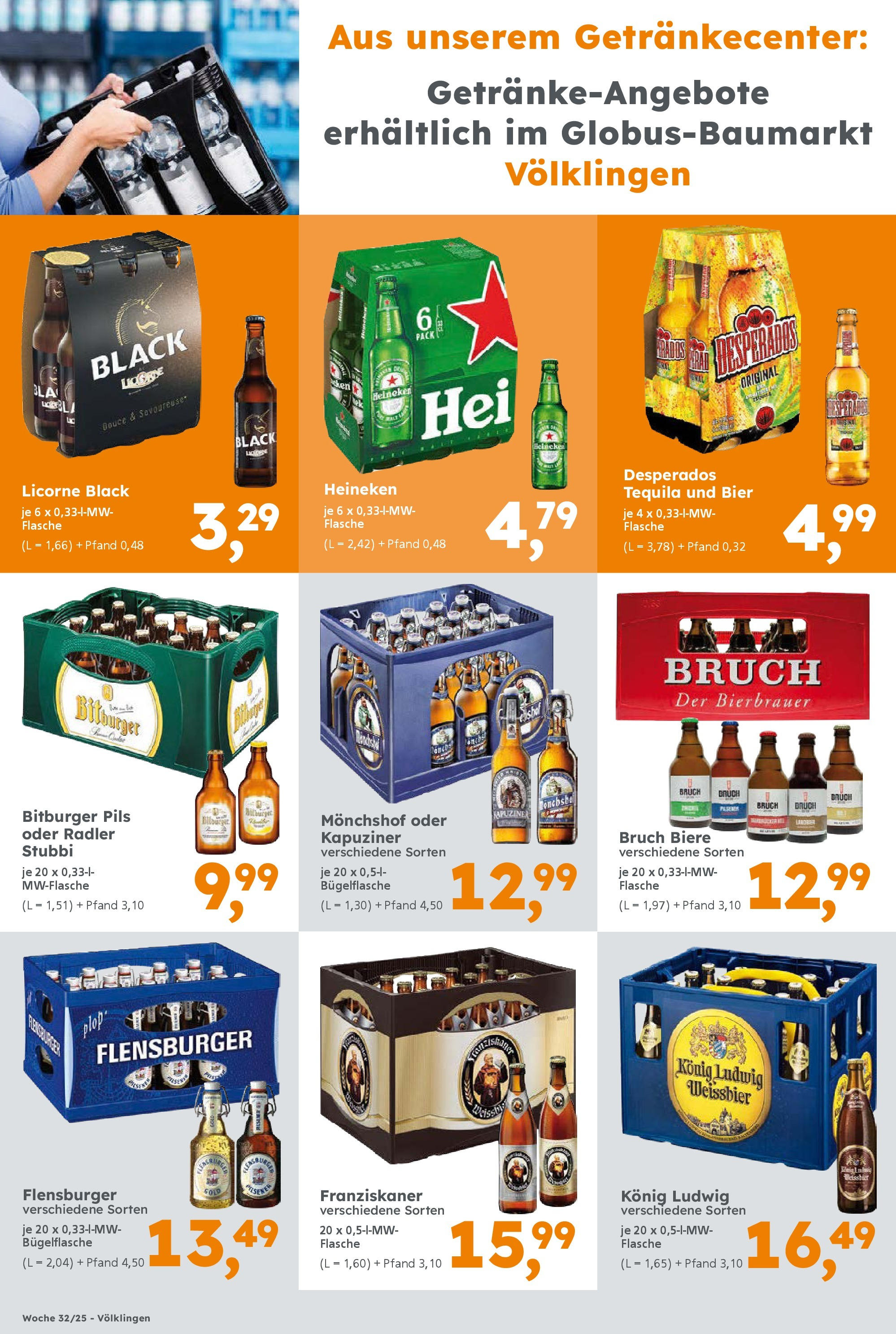 Globus Baumarkt prospekt Saarbrücken (ab 03.08.2025) zum Blättern | Seite: 16 | Produkte: Bier, Flensburger, Tequila, Radler Globus Baumarkt prospekt Saarbrücken (ab 03.08.2025) zum Blättern | Seite: 16 | Produkte: Bier, Flensburger, Tequila, Radler