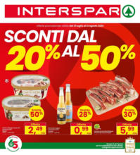 Sconti dal 20% al 50%