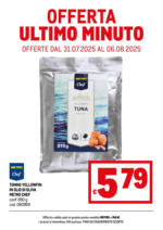 Metro Offerte ultimo minuto - al 06.08.2025