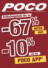 Poco: Artikelangebote bis zu 67% unter UVP