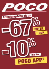 Poco: Artikelangebote bis zu 67% unter UVP