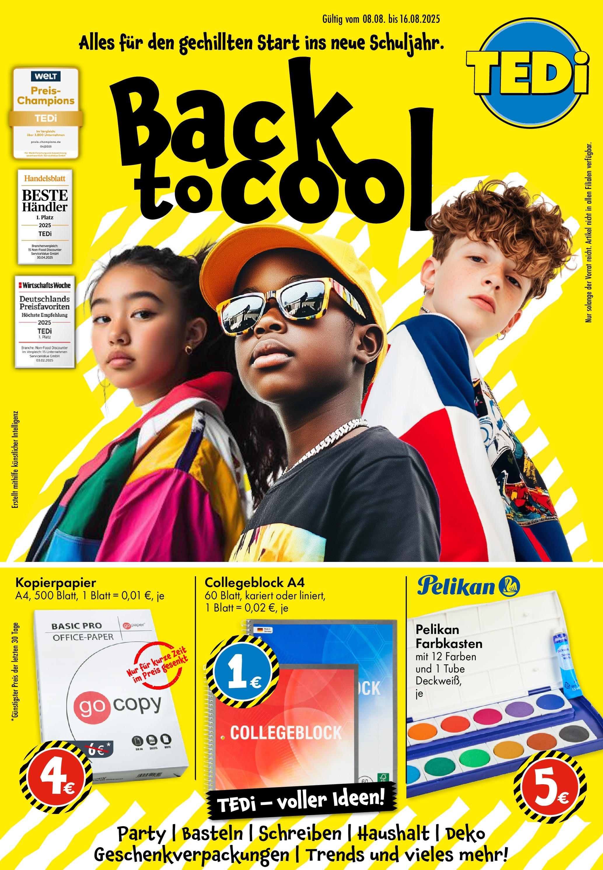 TEDi - TEDi: Back to school (ab 07.08.2025) zum Blättern | Seite: 1
