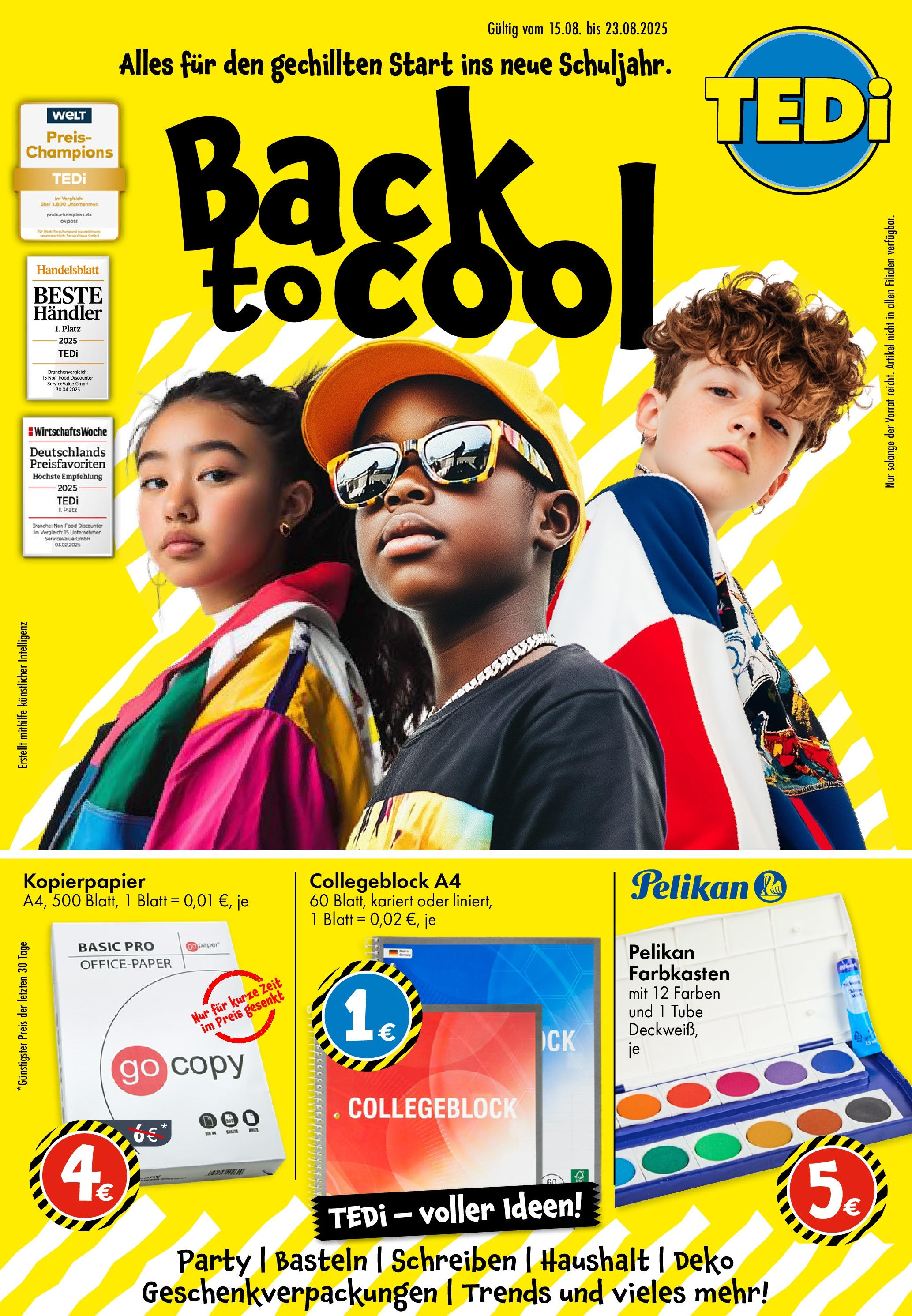 TEDi TEDi: Back to school (vom 14.08.2025 - 23.08.2025)